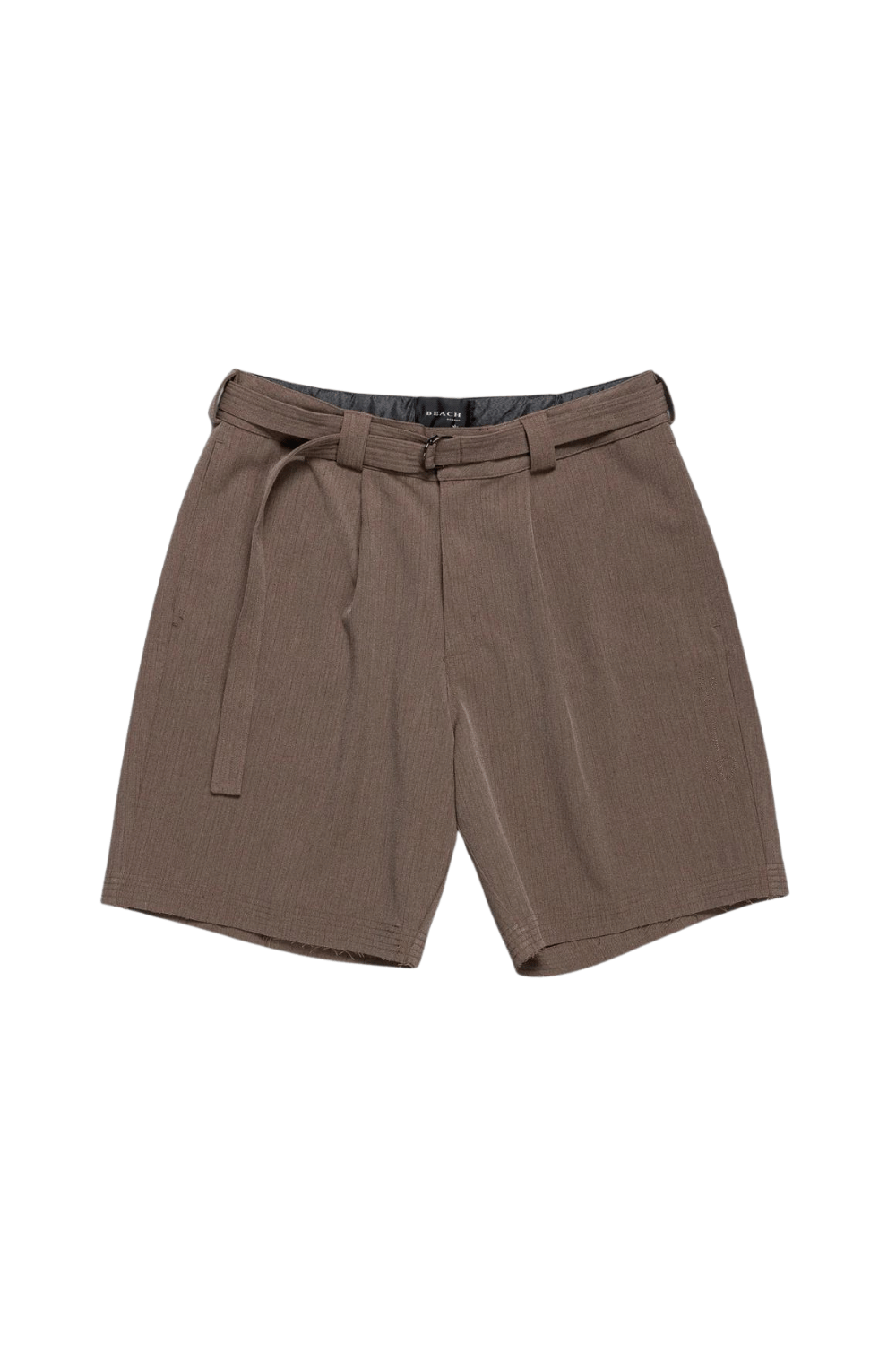Pleated Suit Short | Taupe