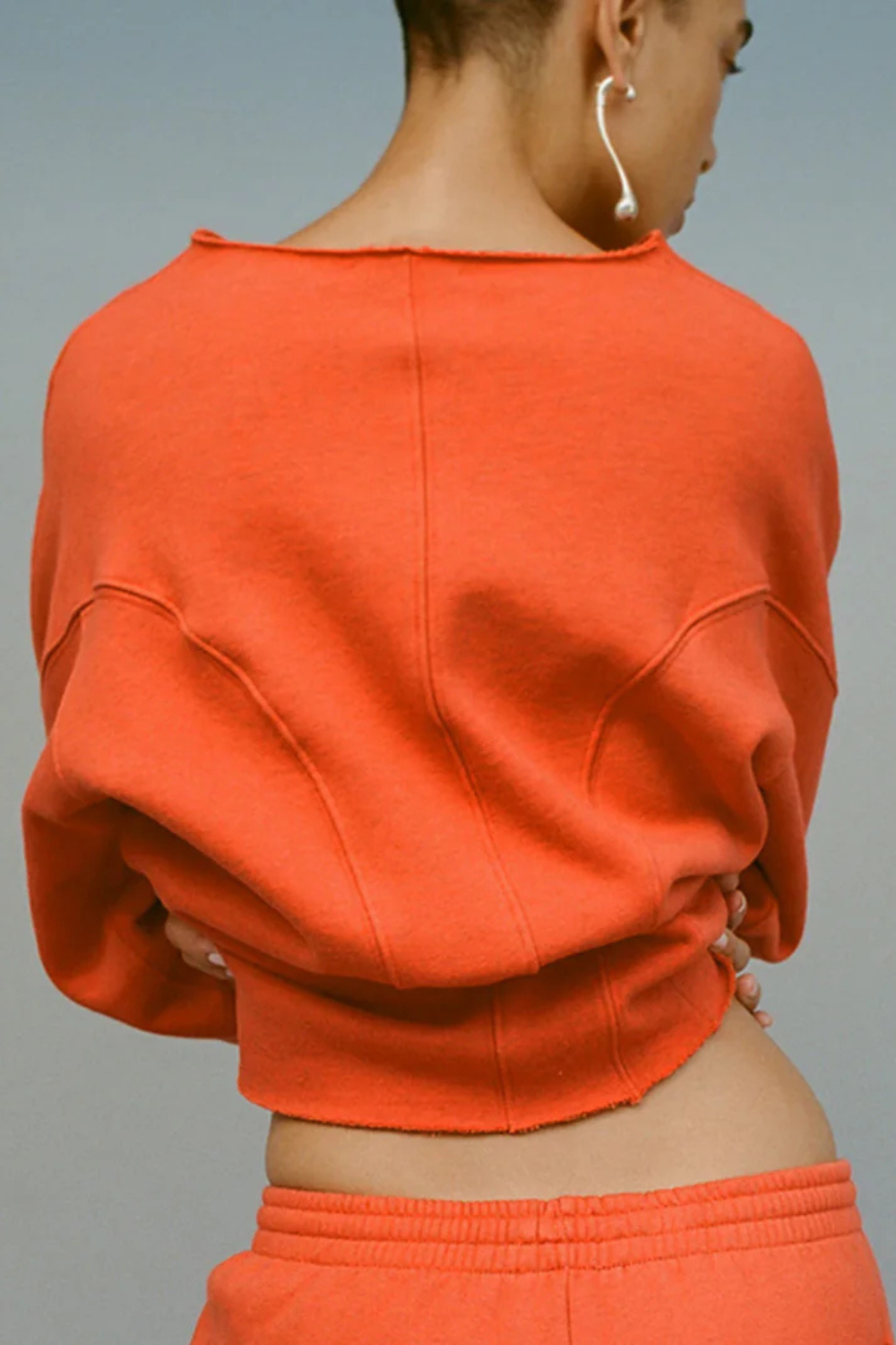 Heavy Fleece Dome Sweater | Vintage Red