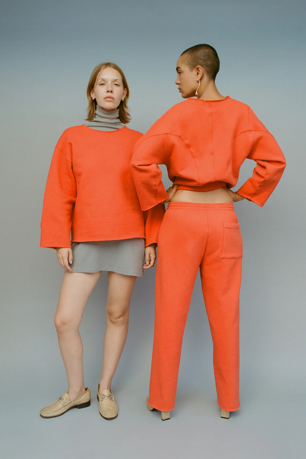 Heavy Fleece Dome Sweater | Vintage Red