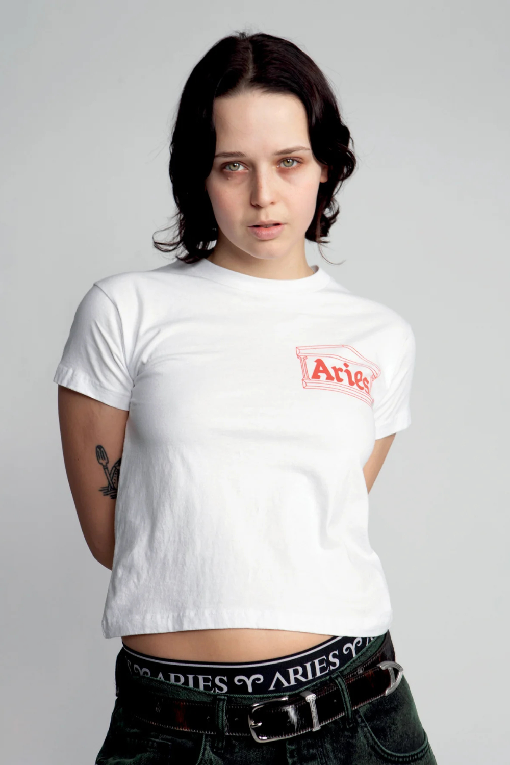 Temple SS Tee | White