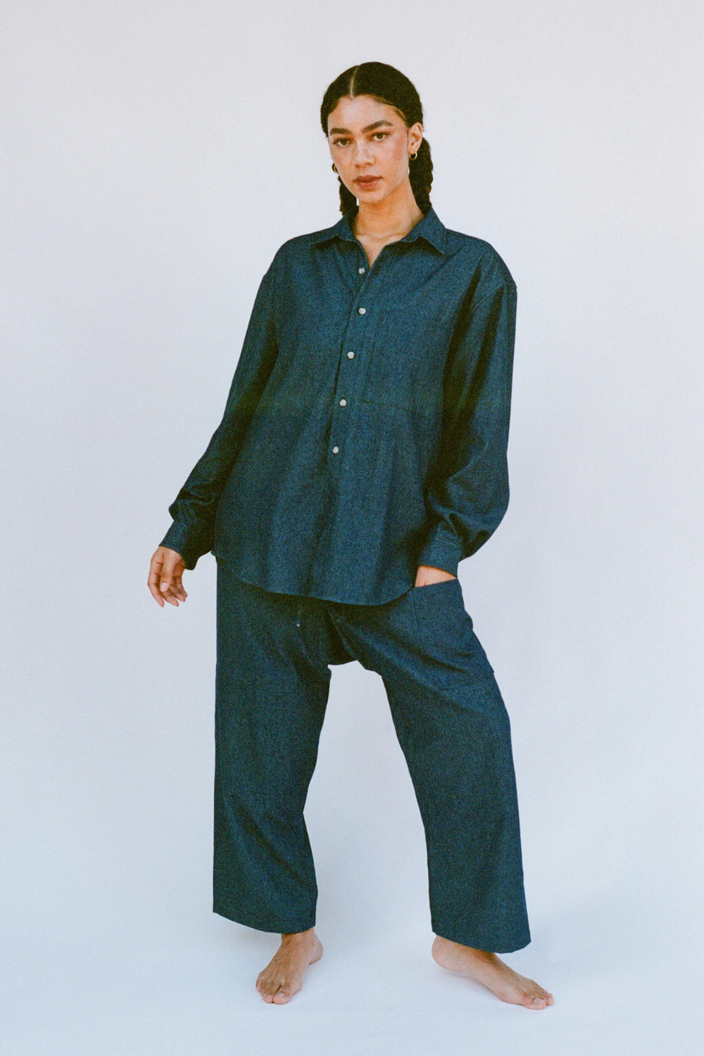 The Big Button Up | Denim