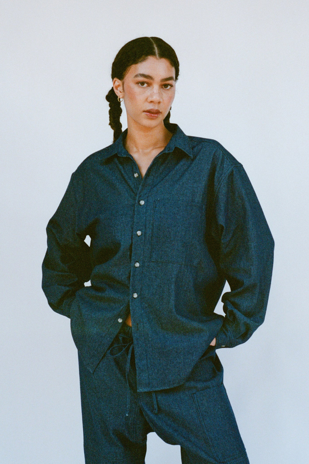 The Big Button Up | Denim