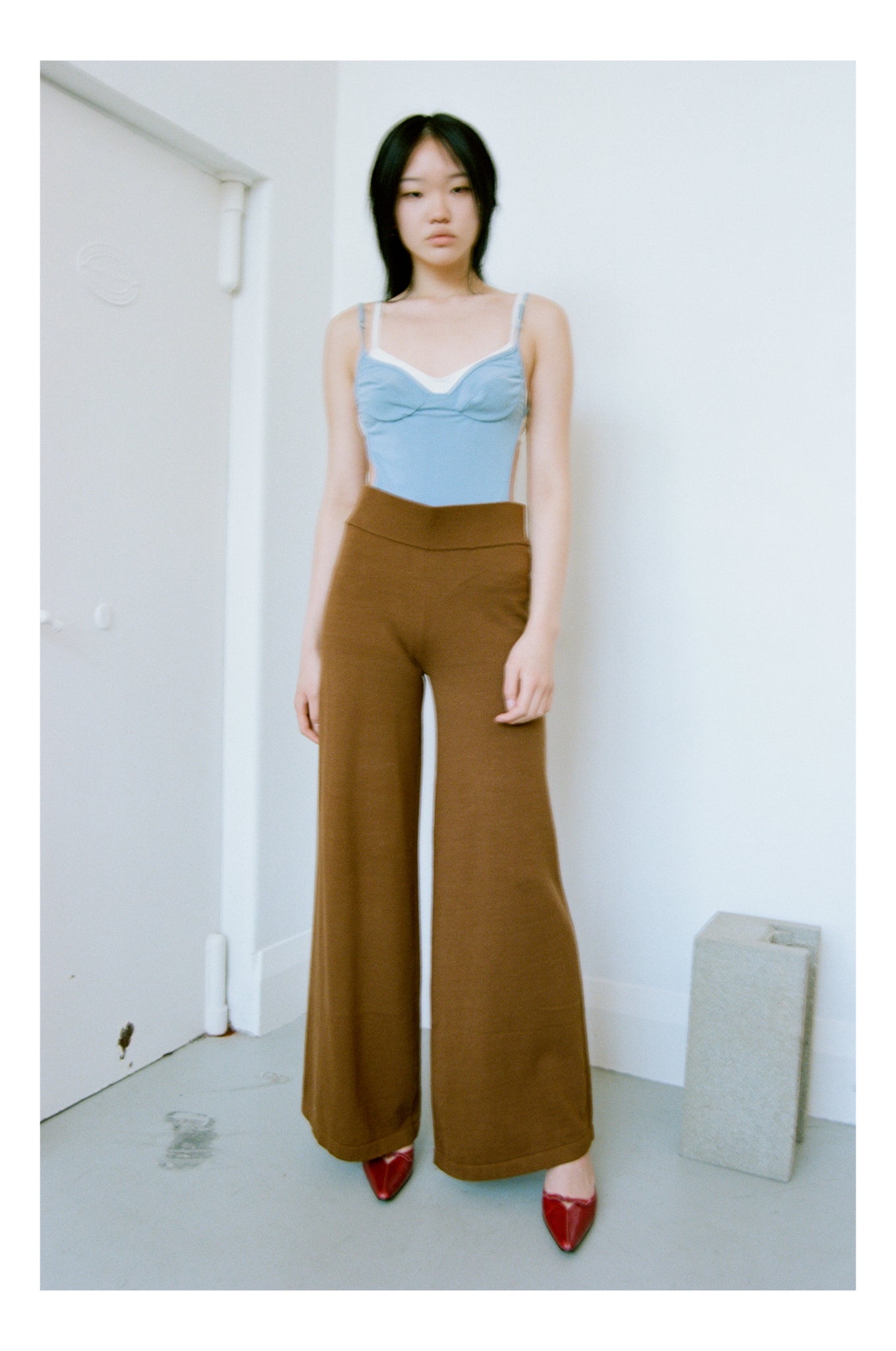 Knitted Lounging Pants |Toffee