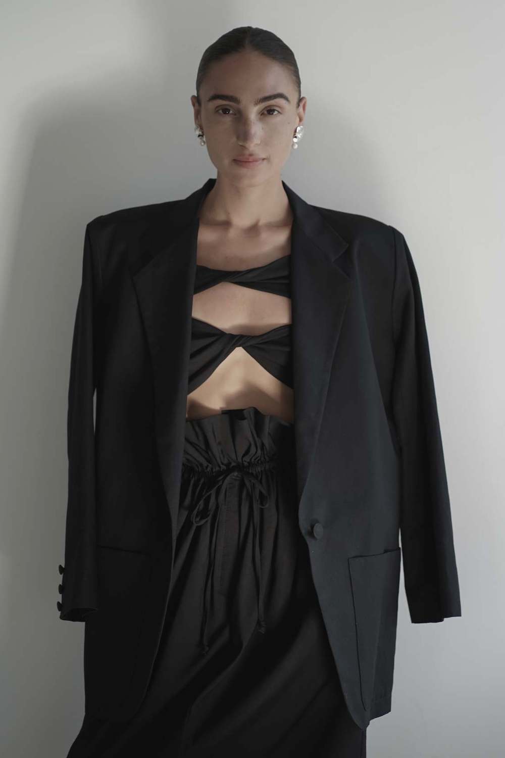 BOXY BLAZER BLACK | Blazer NZ | MODERN WEAVING NZ | Black Box Boutique Auckland | Womens Fashion NZ