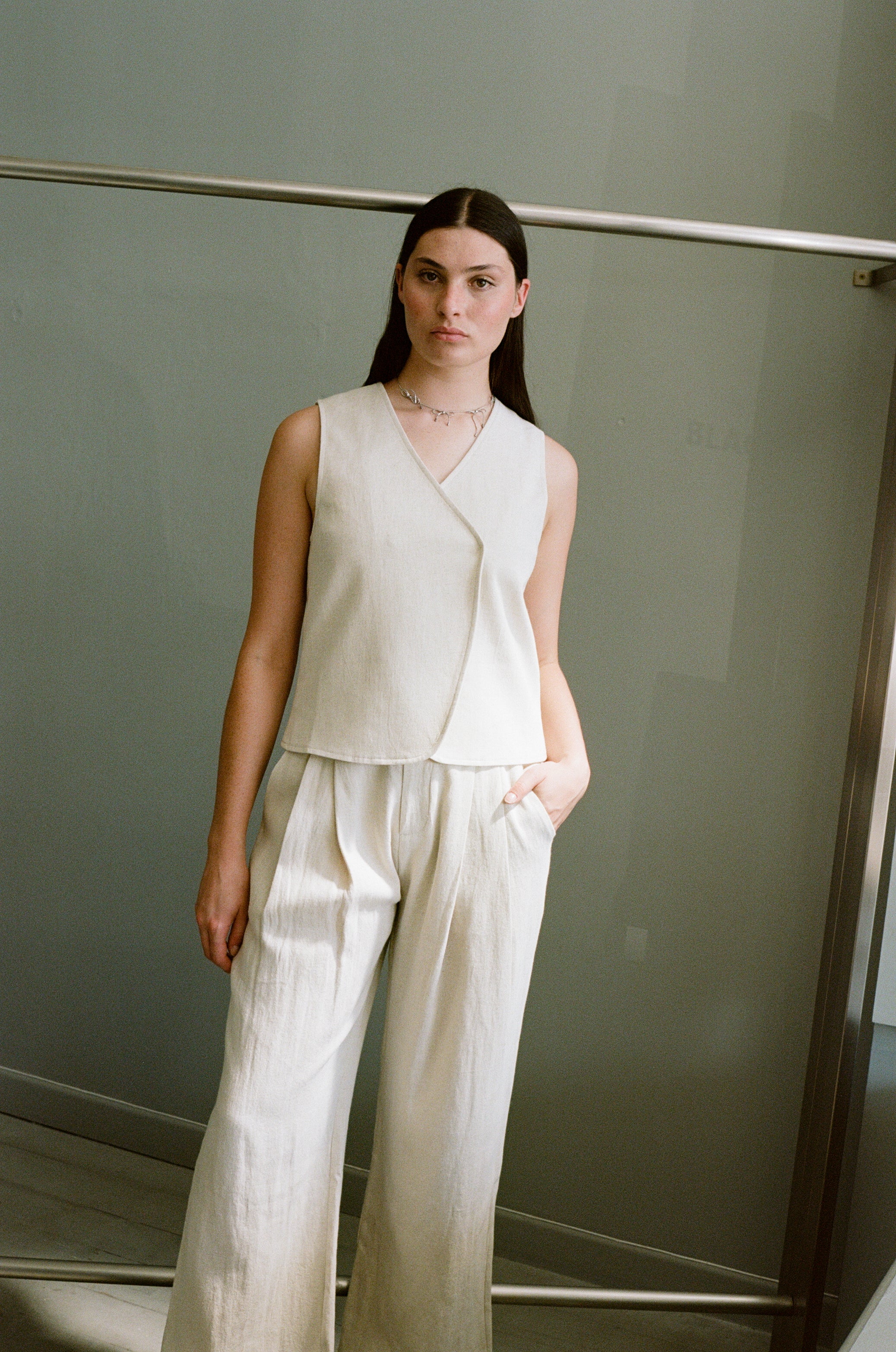 Percy Waistcoat | Birch | Stock NZ | MARLE NZ | Black Box Boutique Auckland | Womens Fashion NZ