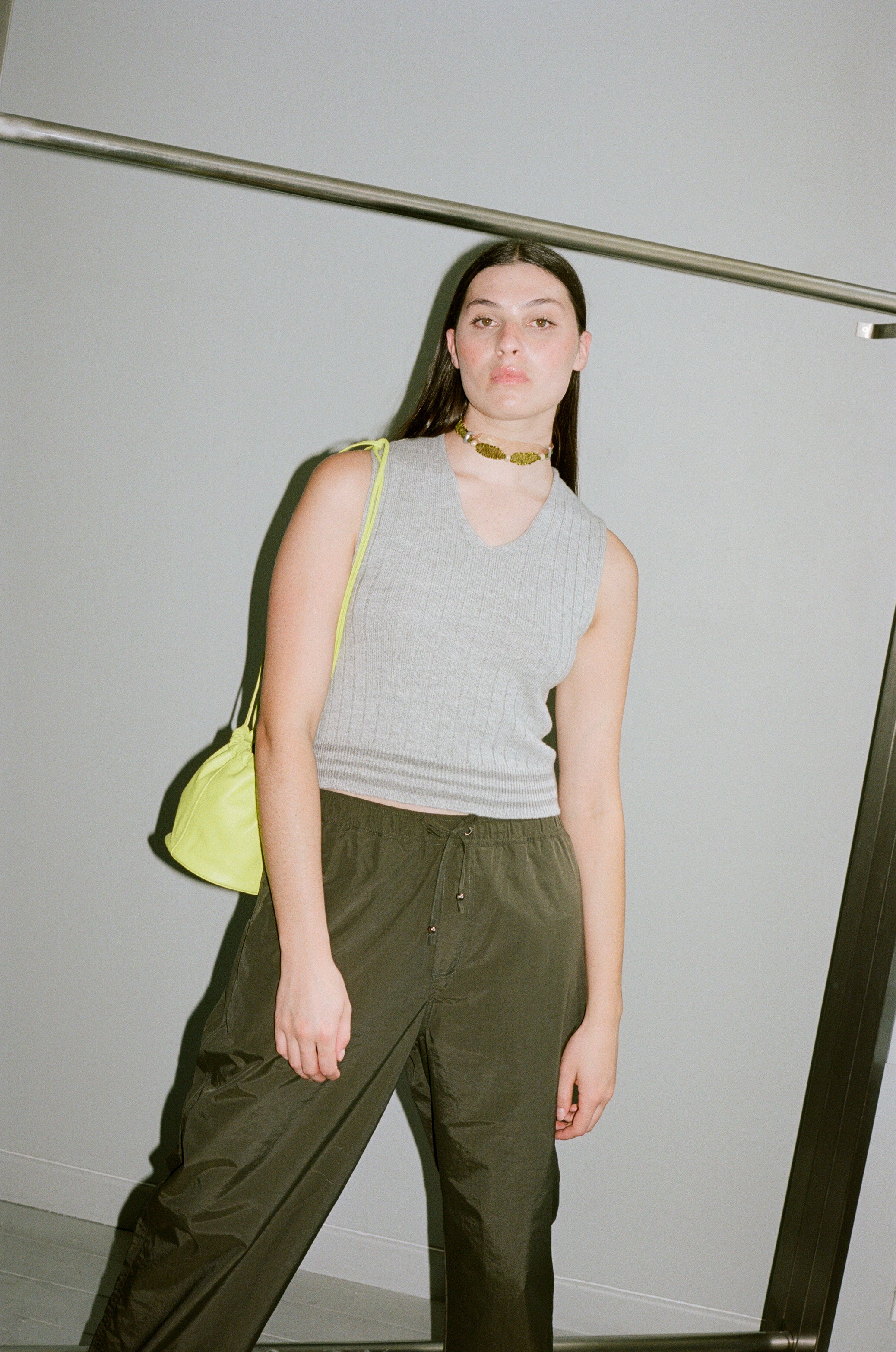 KINETIC SPORTS VEST ~ SILVER GREY | Vest NZ | PERMANENT VACATION NZ | Black Box Boutique Auckland | Womens Fashion NZ