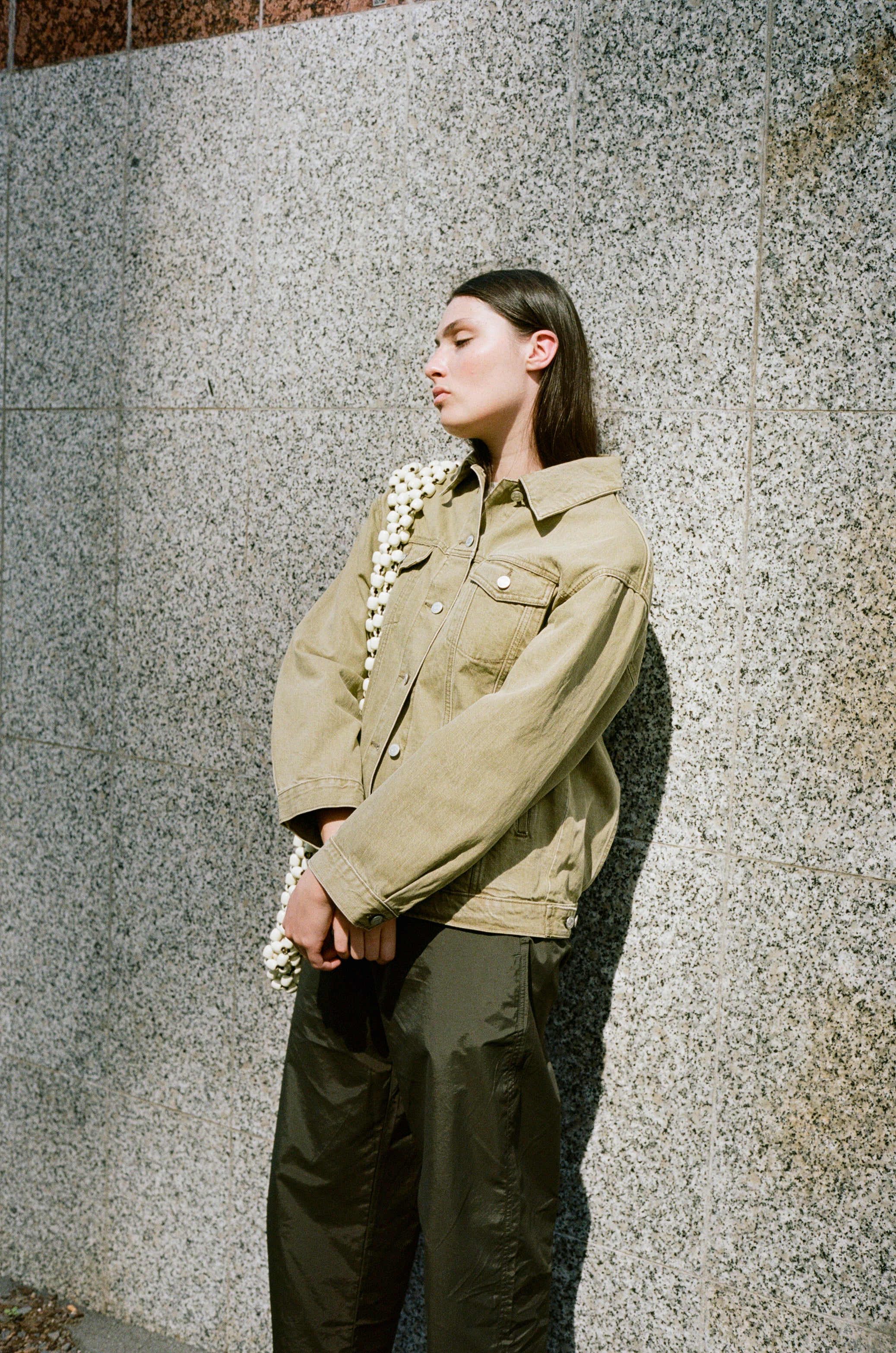 HOMAGE LONGLINE JACKET ~ KHAKI | Jacket NZ | PERMANENT VACATION NZ | Black Box Boutique Auckland | Womens Fashion NZ