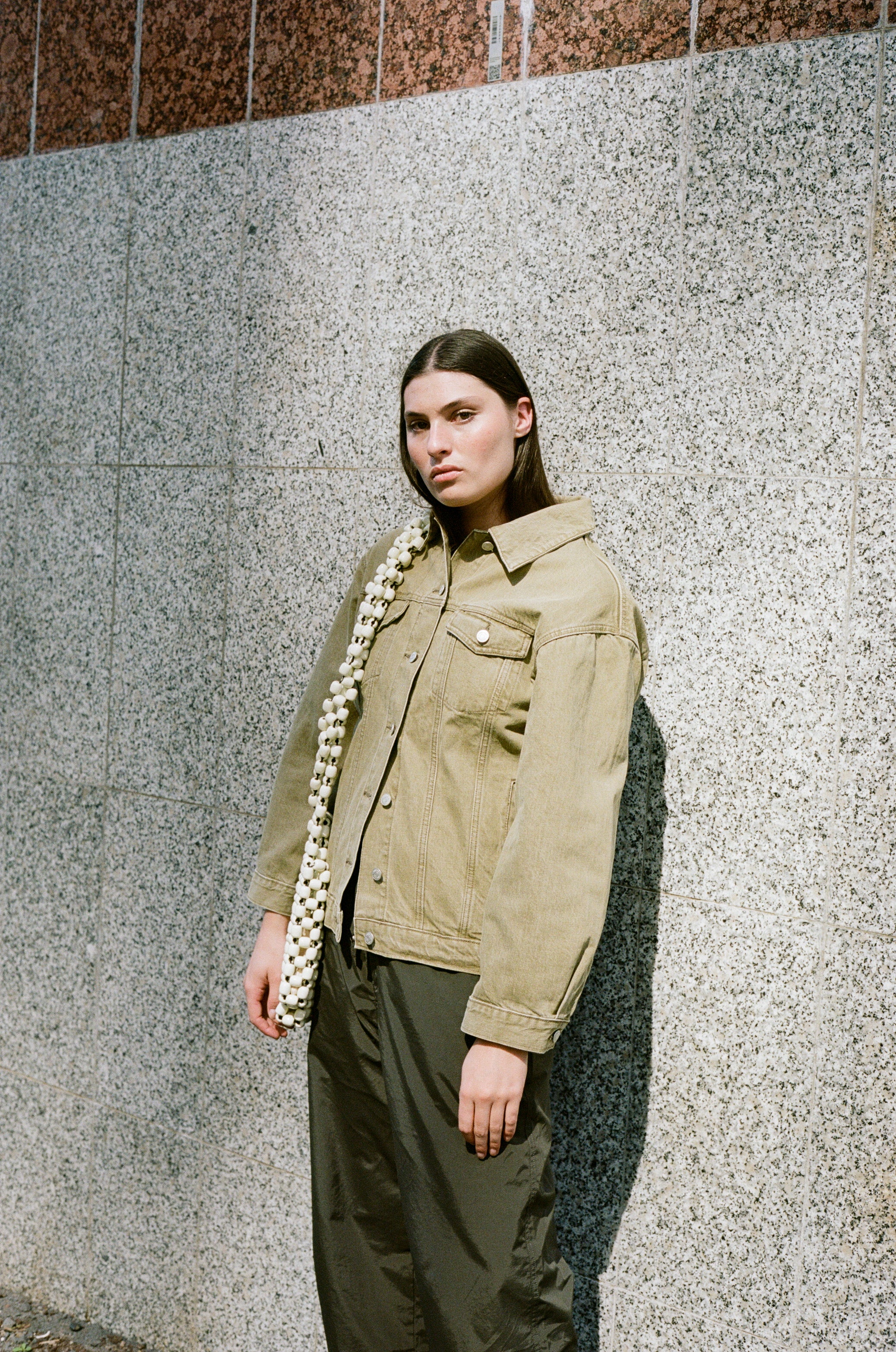 HOMAGE LONGLINE JACKET ~ KHAKI | Jacket NZ | PERMANENT VACATION NZ | Black Box Boutique Auckland | Womens Fashion NZ