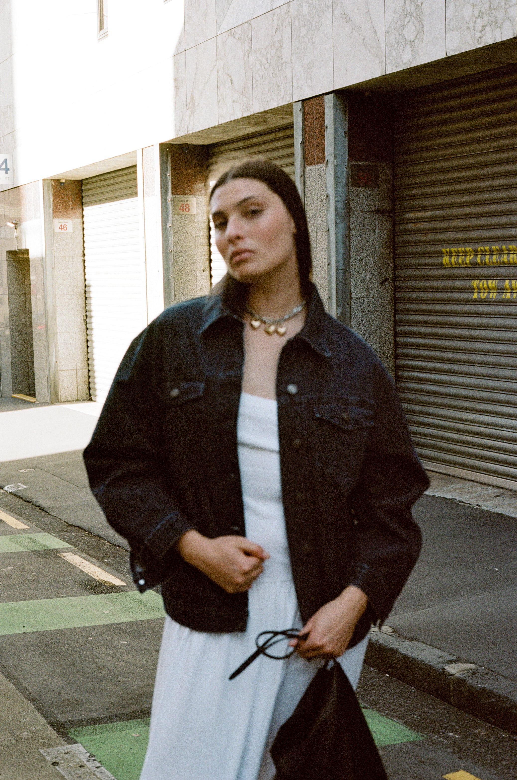 HOMAGE LONGLINE JACKET - DARK INDIGO | Stock NZ | PERMANENT VACATION NZ | Black Box Boutique Auckland | Womens Fashion NZ