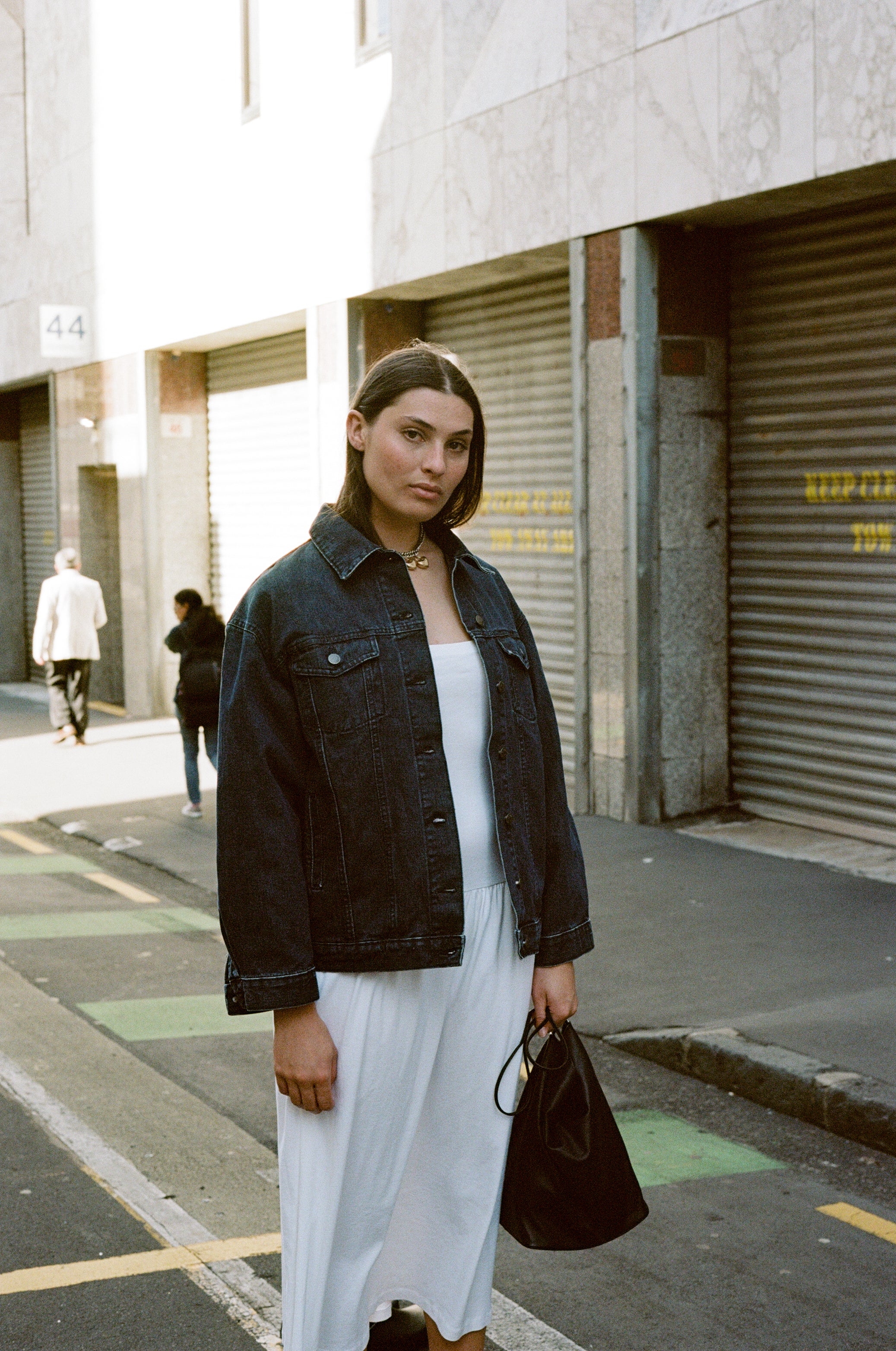HOMAGE LONGLINE JACKET - DARK INDIGO | Stock NZ | PERMANENT VACATION NZ | Black Box Boutique Auckland | Womens Fashion NZ