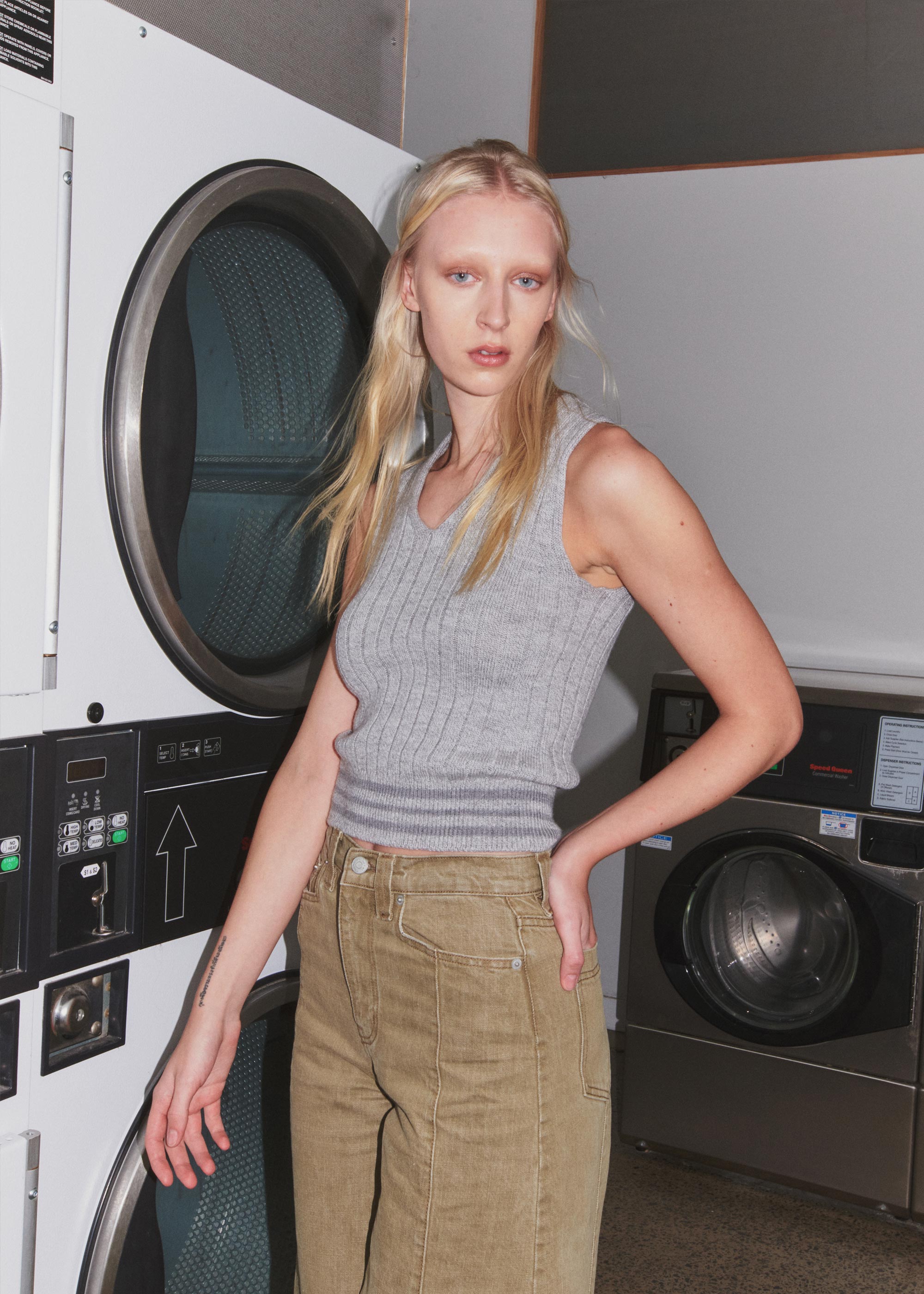 KINETIC SPORTS VEST ~ SILVER GREY | Vest NZ | PERMANENT VACATION NZ | Black Box Boutique Auckland | Womens Fashion NZ