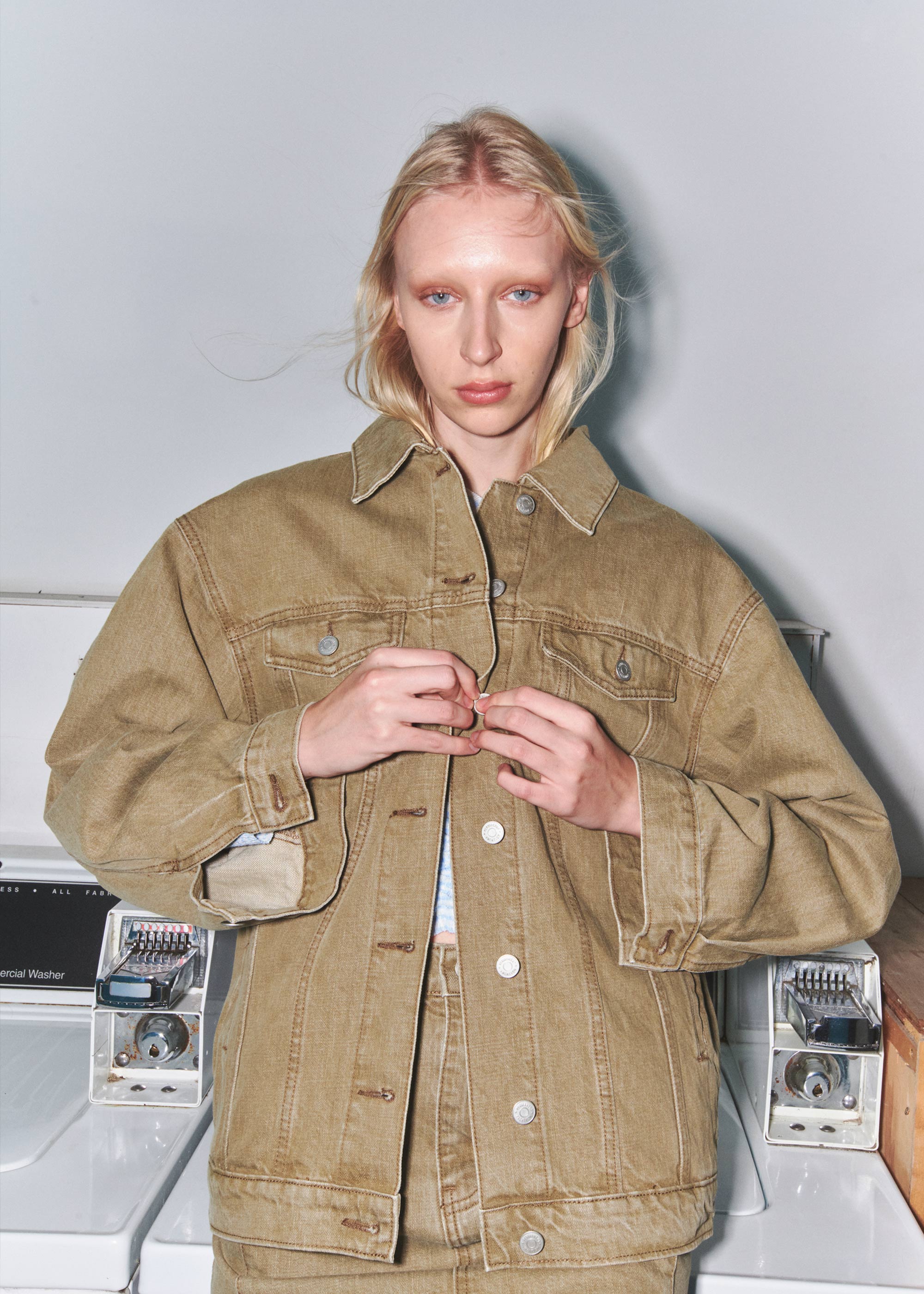 HOMAGE LONGLINE JACKET ~ KHAKI | Jacket NZ | PERMANENT VACATION NZ | Black Box Boutique Auckland | Womens Fashion NZ