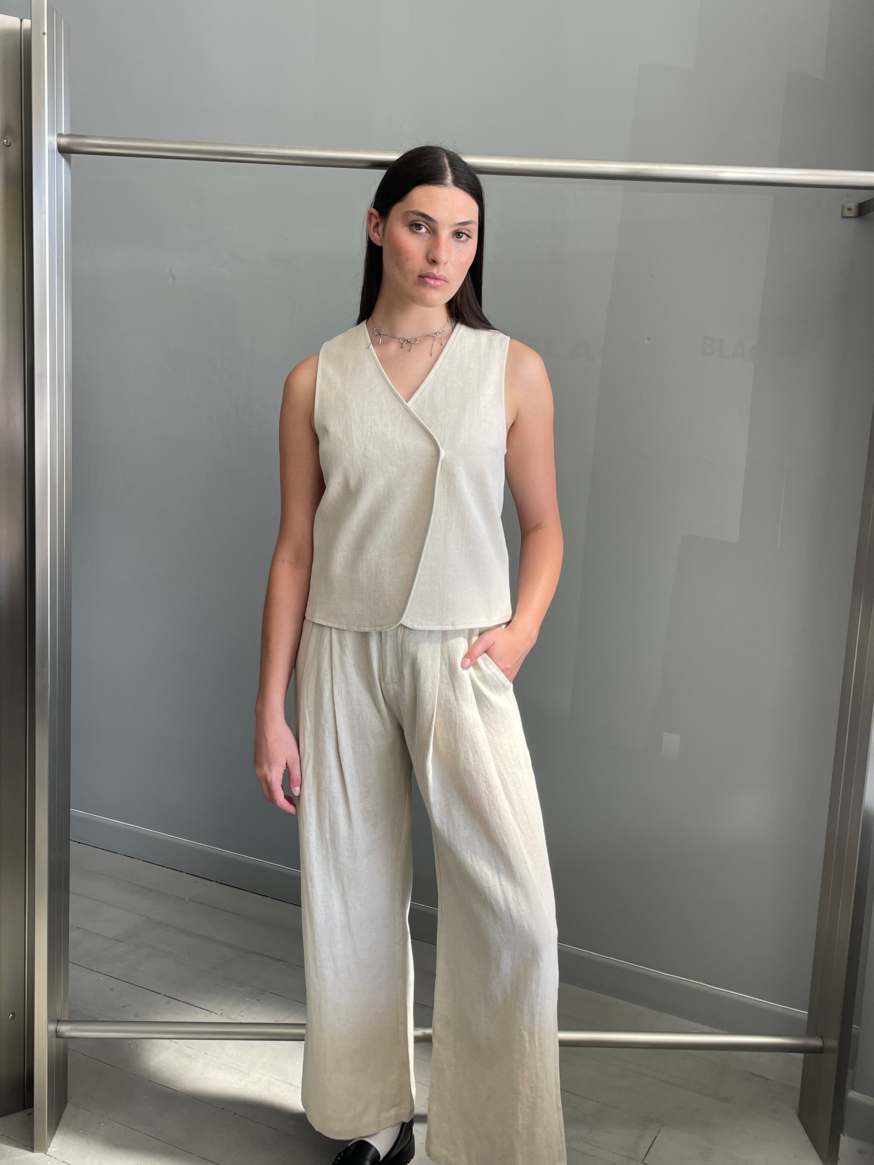 Percy Waistcoat | Birch | Stock NZ | MARLE NZ | Black Box Boutique Auckland | Womens Fashion NZ
