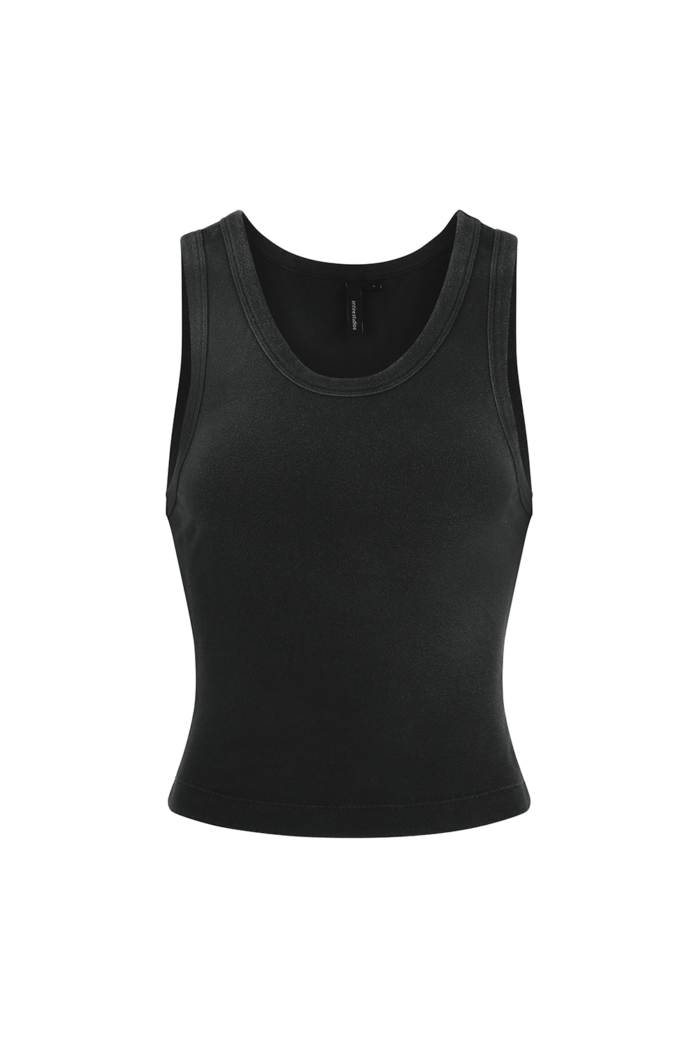 CROPPED TANK | WASHED BLACK