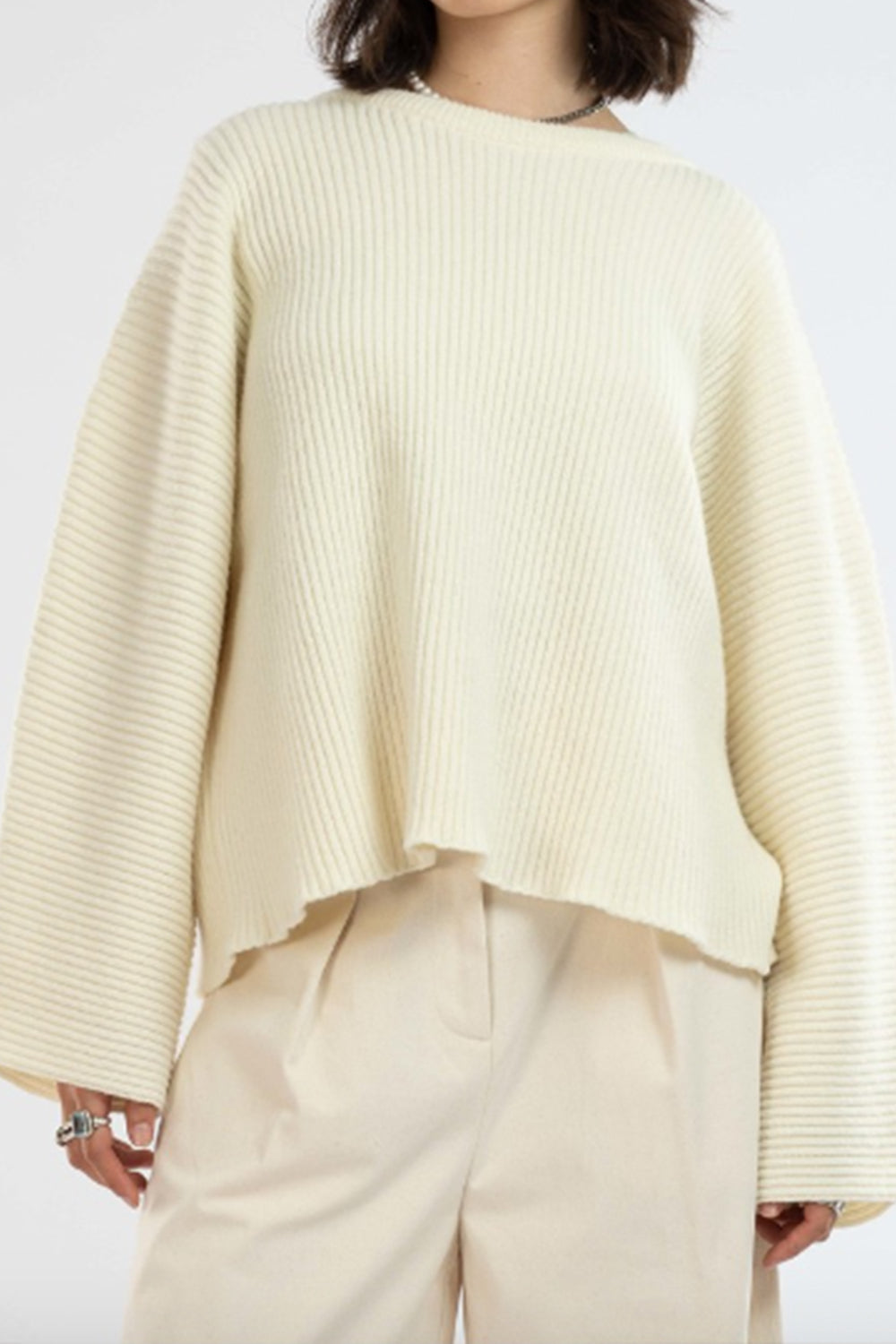 Kai Sweater | Undyed | Stock NZ | BASERANGE NZ | Black Box Boutique Auckland | Womens Fashion NZ