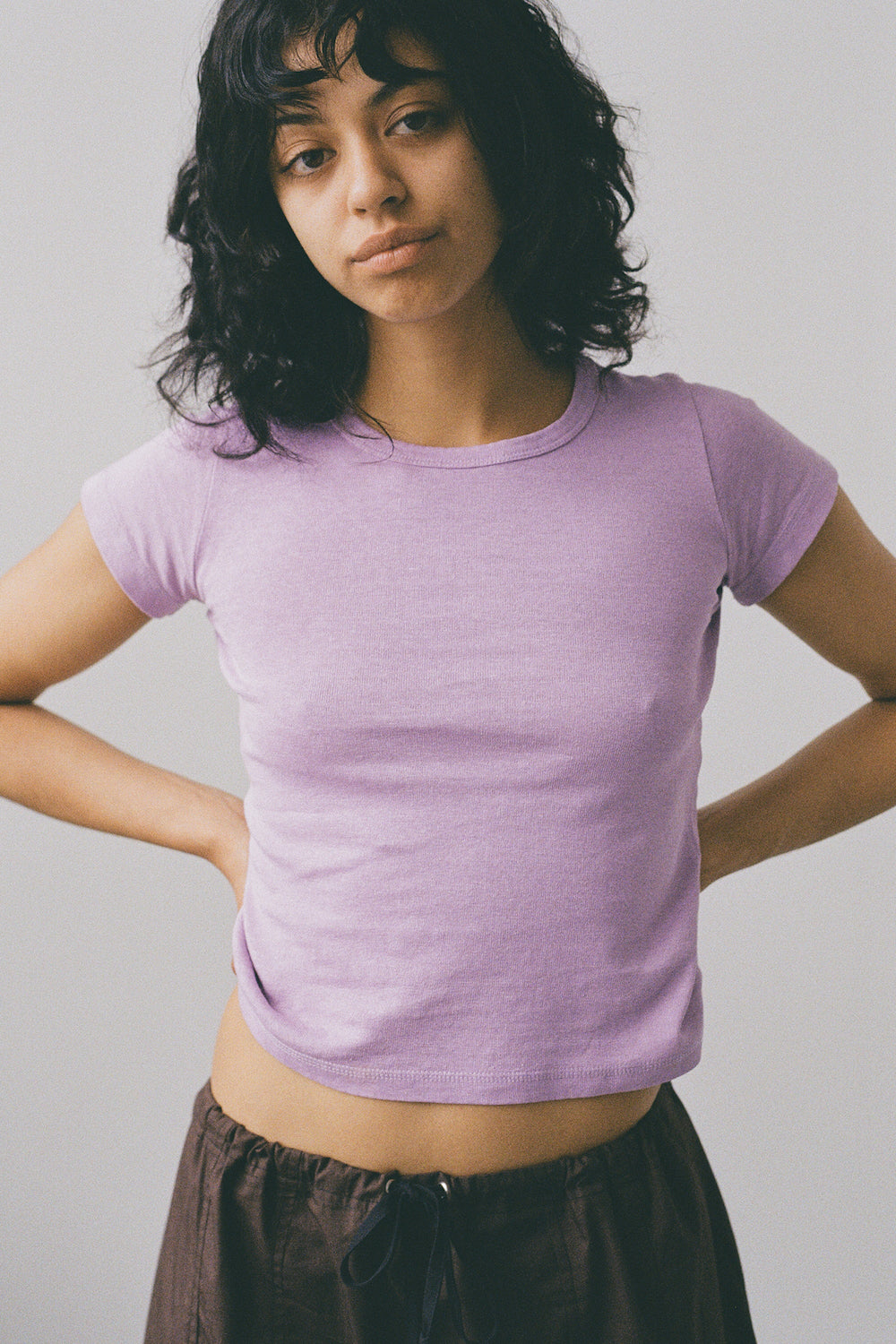 Mini Tee | Lilac | Stock NZ | BUDDY HEMP GOODS NZ | Black Box Boutique Auckland | Womens Fashion NZ