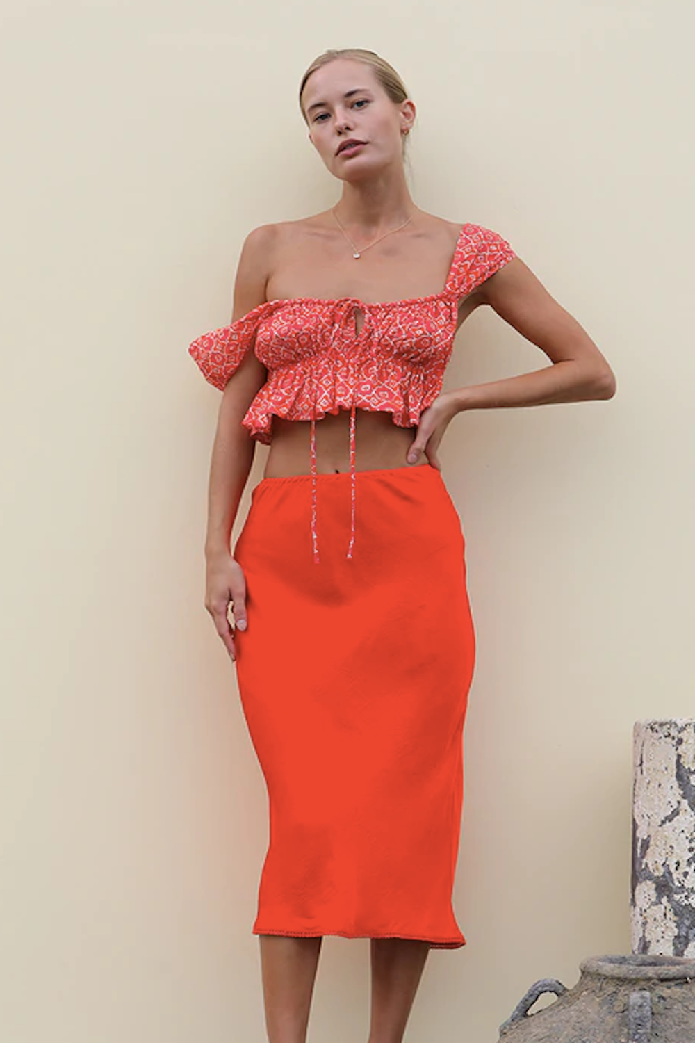 Cinetta Top | Poppy | Stock NZ | CIAO LUCIA NZ | Black Box Boutique Auckland | Womens Fashion NZ