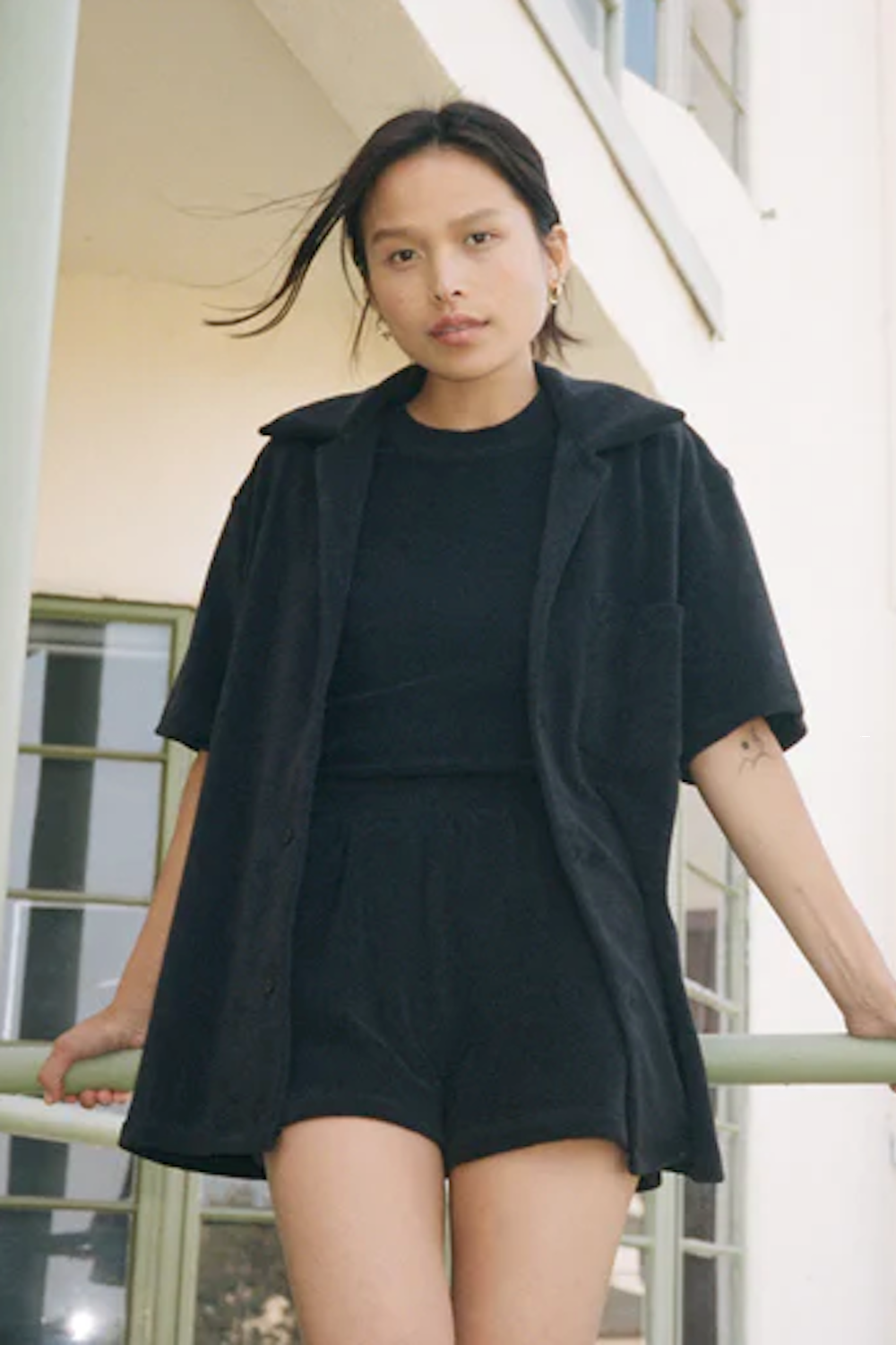 Tommy Terry Bowling Shirt | Black | Stock NZ | GIL RODRIGUEZ NZ | Black Box Boutique Auckland | Womens Fashion NZ