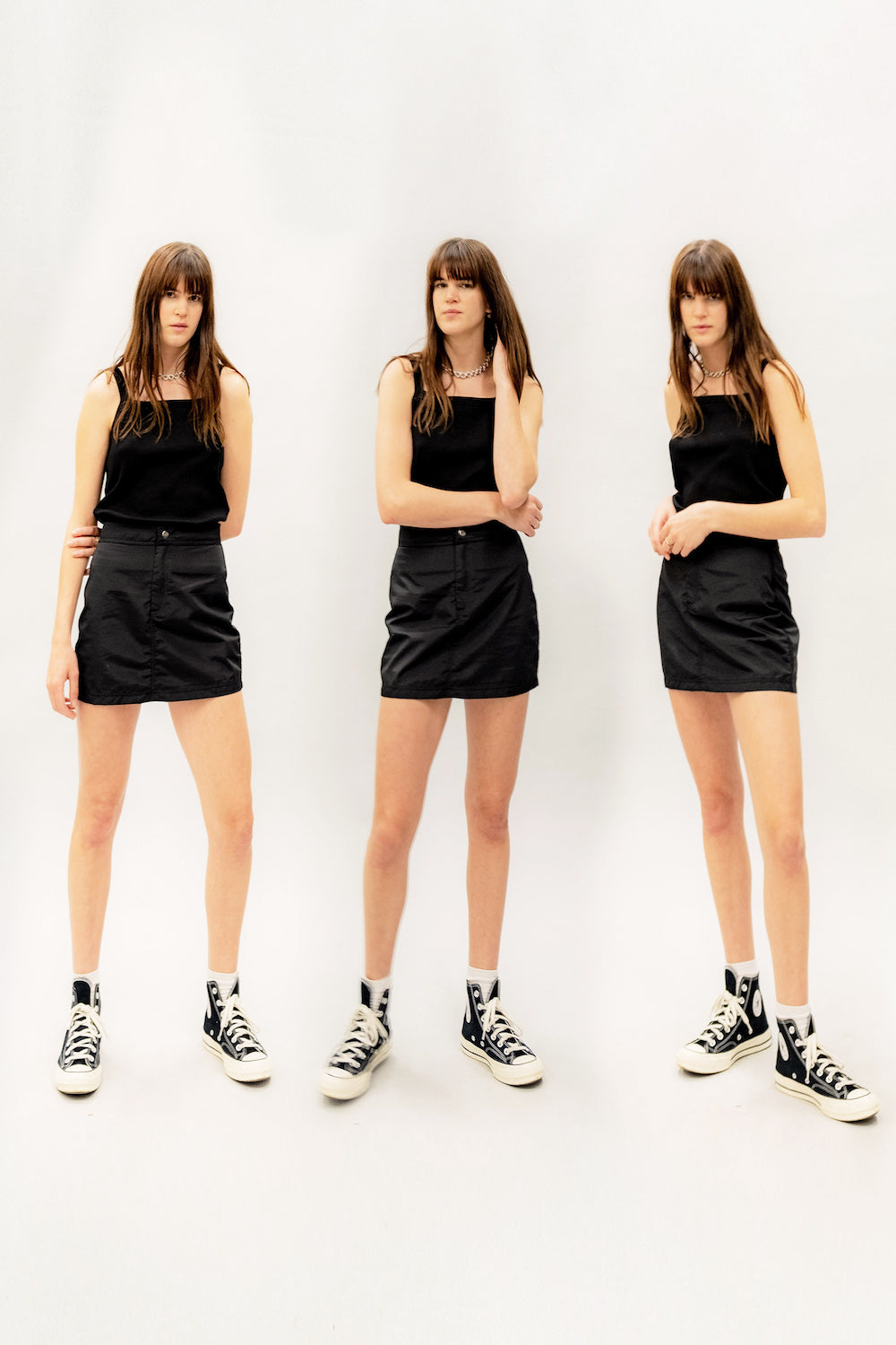 Nylon Mini Skirt | Black | Stock NZ | BEACH BRAINS NZ | Black Box Boutique Auckland | Womens Fashion NZ