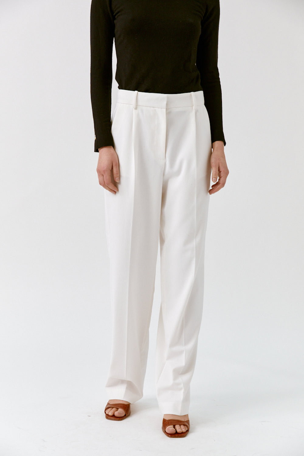 Vanina Pant | White | Stock NZ | MUSIER PARIS NZ | Black Box Boutique Auckland | Womens Fashion NZ