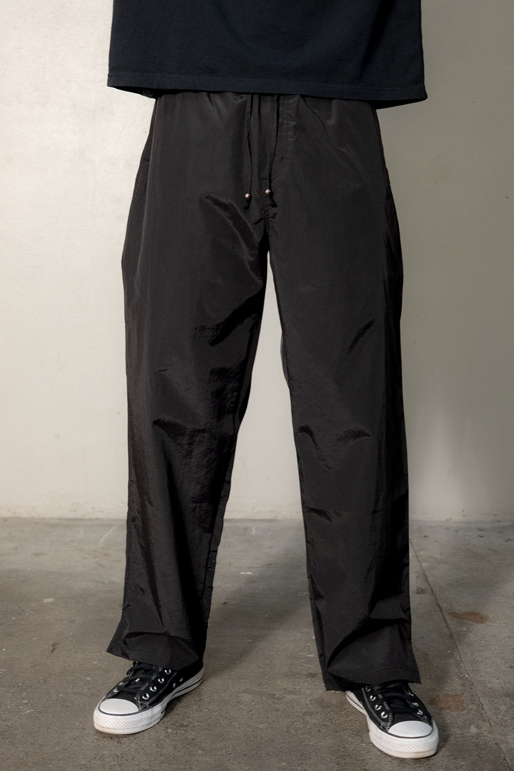 Baggy Nylon Pant | Black | Stock NZ | BEACH BRAINS NZ | Black Box Boutique Auckland | Womens Fashion NZ