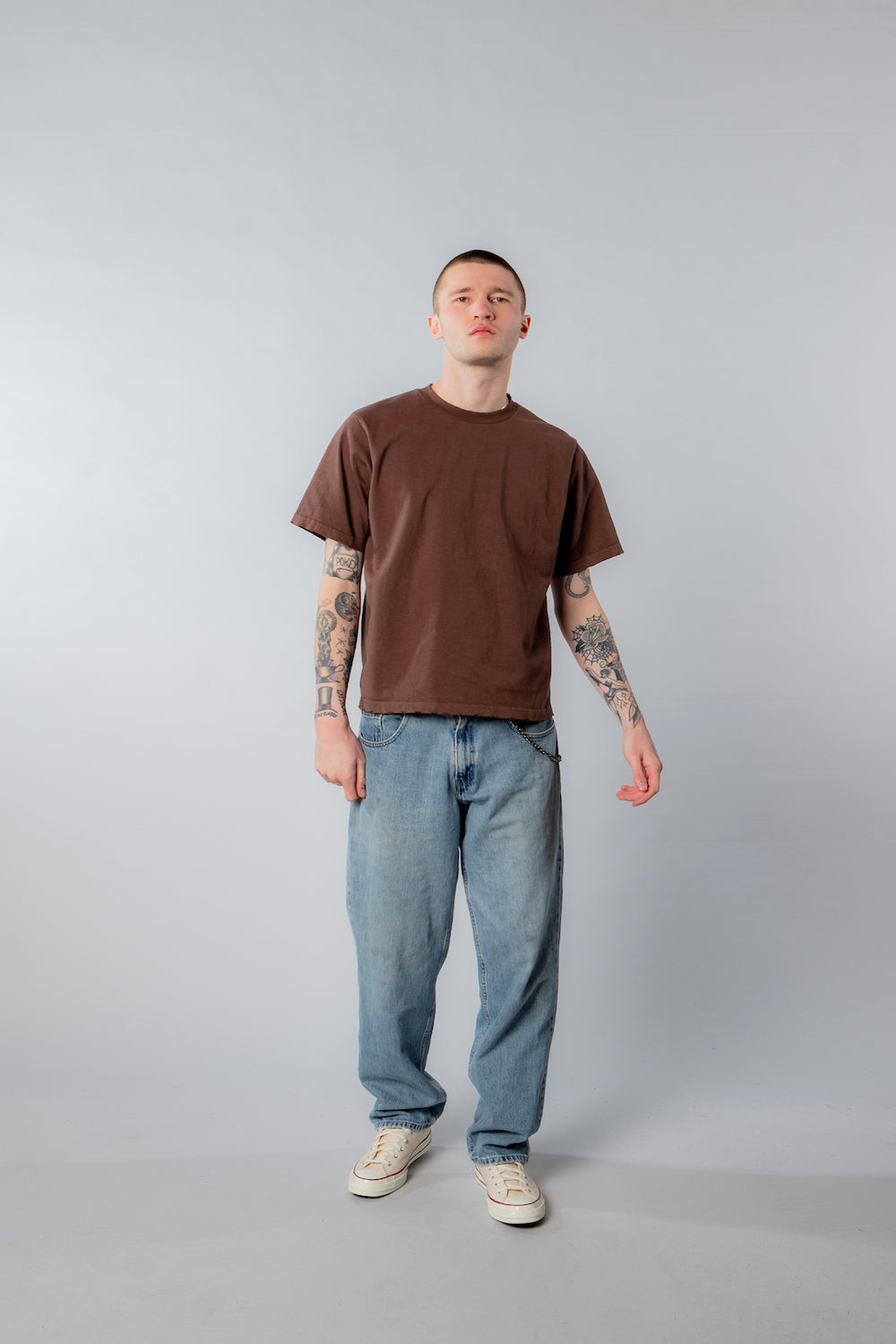 Boxy Tee | Brown | Stock NZ | BEACH BRAINS NZ | Black Box Boutique Auckland | Womens Fashion NZ