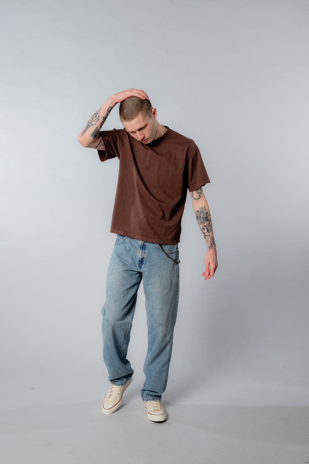 Boxy Tee | Brown | Stock NZ | BEACH BRAINS NZ | Black Box Boutique Auckland | Womens Fashion NZ