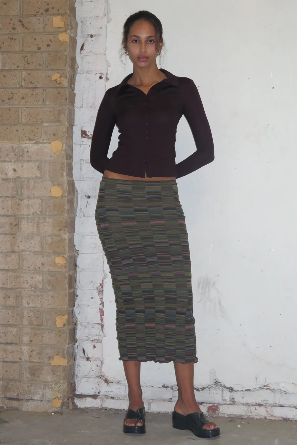 DAILY CARDIGAN ~ BURGUNDY | Stock NZ | PERMANENT VACATION NZ | Black Box Boutique Auckland | Womens Fashion NZ