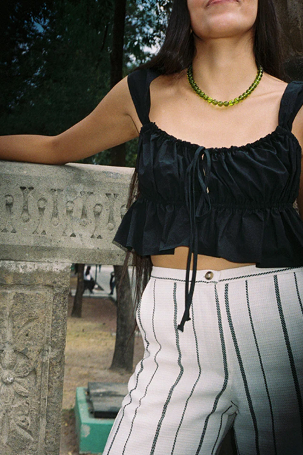 Cinetta Top | Black | Stock NZ | CIAO LUCIA NZ | Black Box Boutique Auckland | Womens Fashion NZ