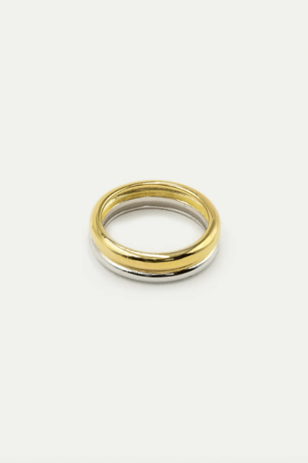 Two Toned Curve Ring | Gold and Silver | Stock NZ | BRIE LEON NZ | Black Box Boutique Auckland | Womens Fashion NZ