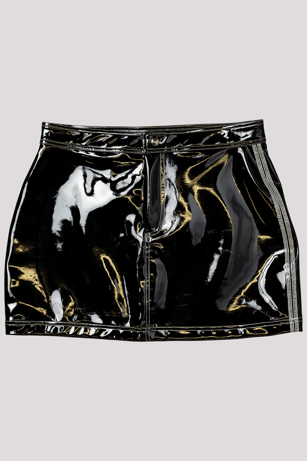 Patent Mini Skirt | Black | Stock NZ | BEACH BRAINS NZ | Black Box Boutique Auckland | Womens Fashion NZ