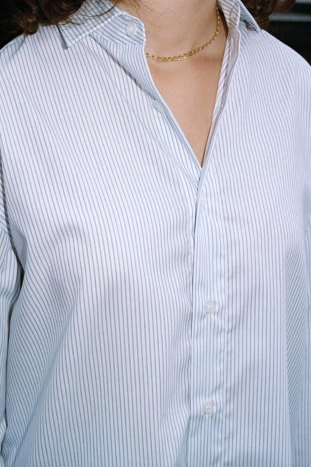 Ole Shirt | White With Stripe | tops NZ | BASERANGE NZ | Black Box Boutique Auckland | Womens Fashion NZ
