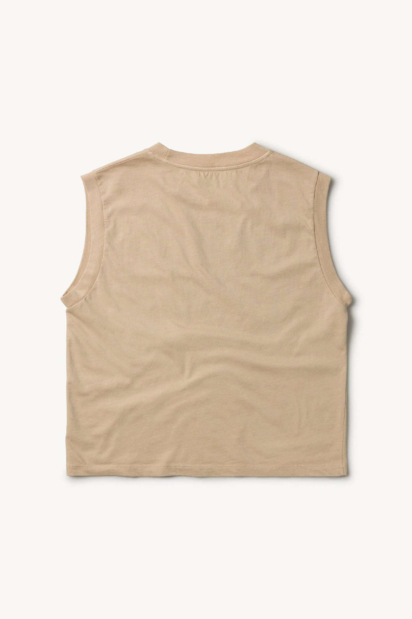J&#39;ADORO ARIES SHRUNKEN VEST | PEBBLE