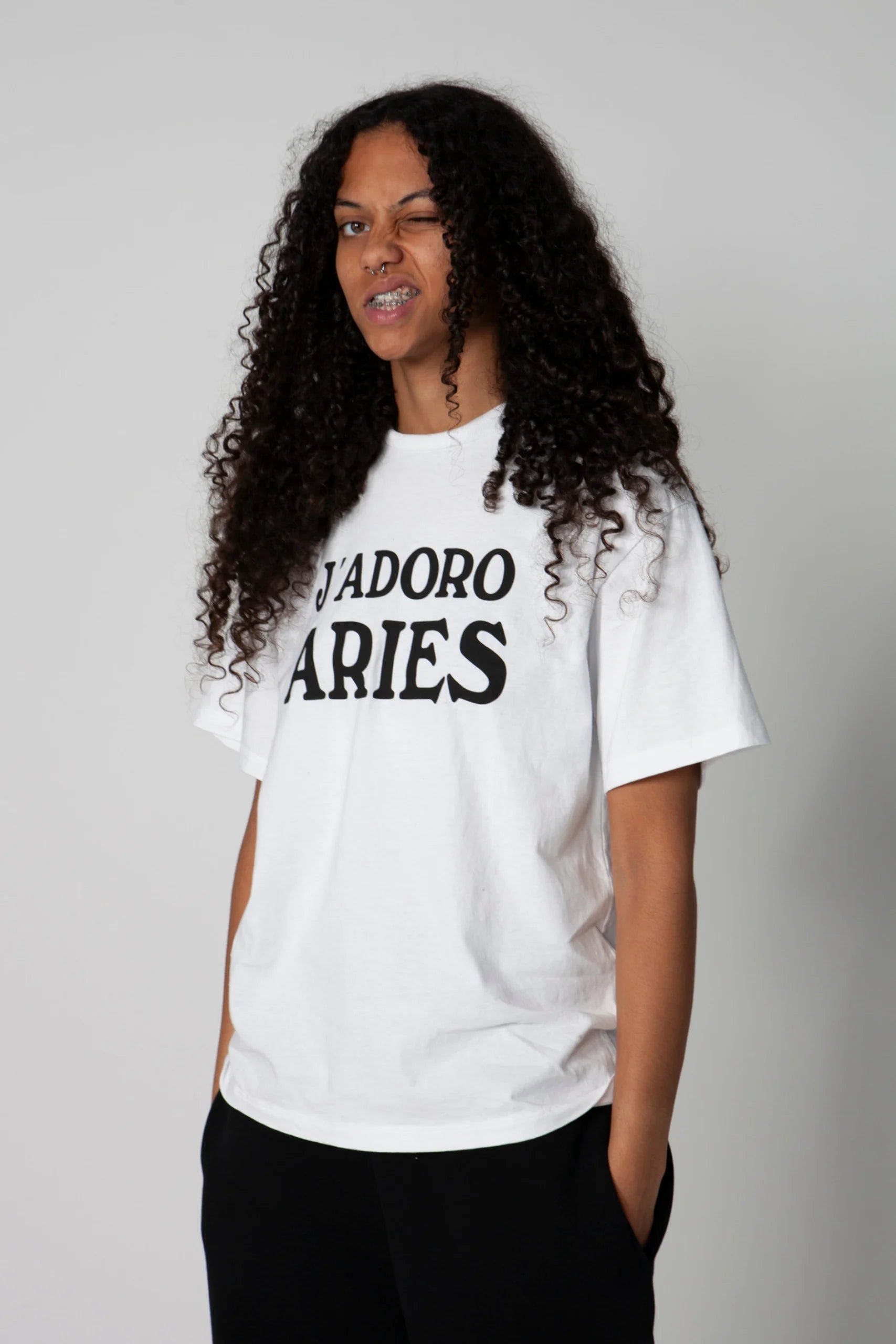 J&#39;Adoro Aries tee | White