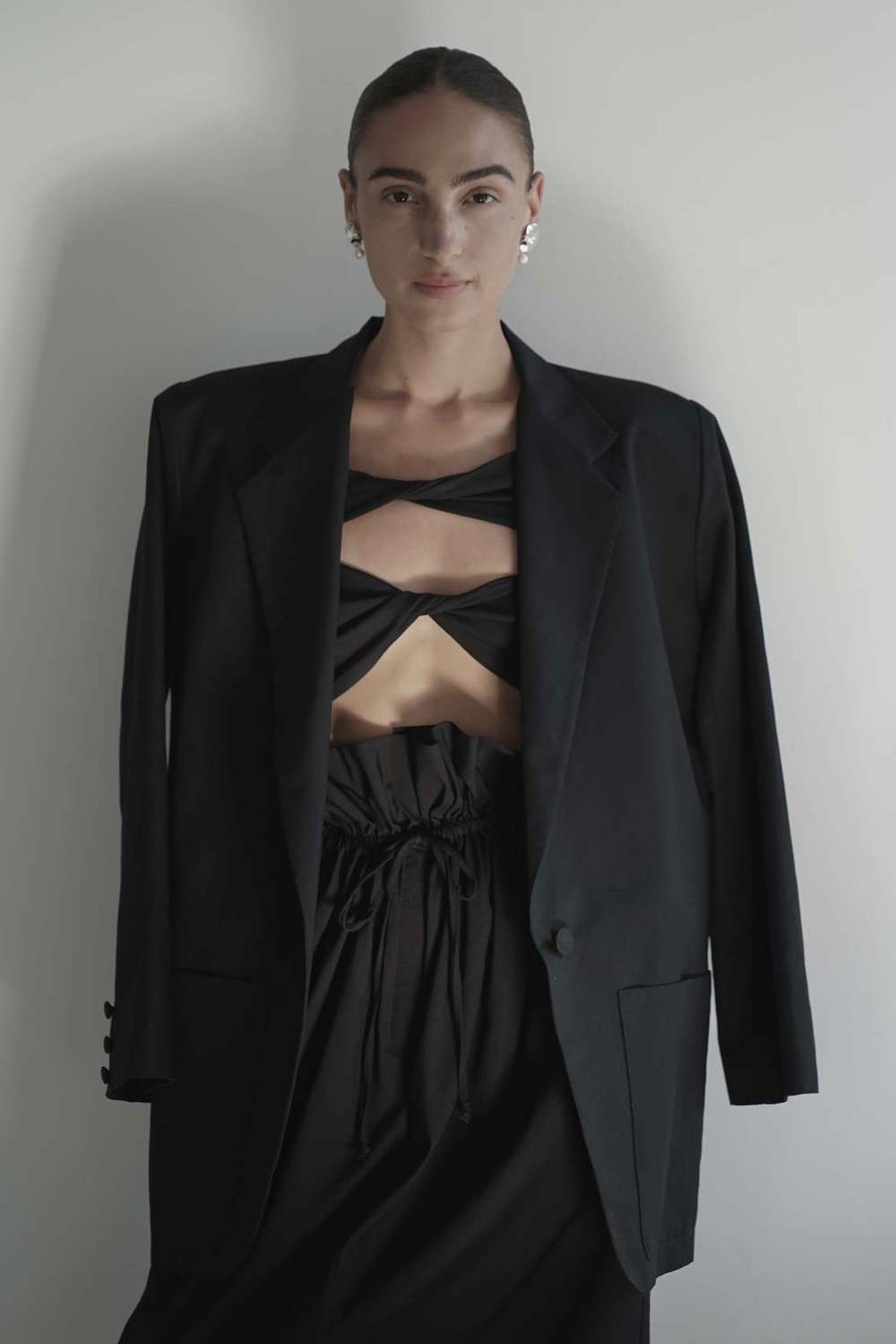 Boxy Blazer | Black | Blazer NZ | MODERN WEAVING NZ | Black Box Boutique Auckland | Womens Fashion NZ