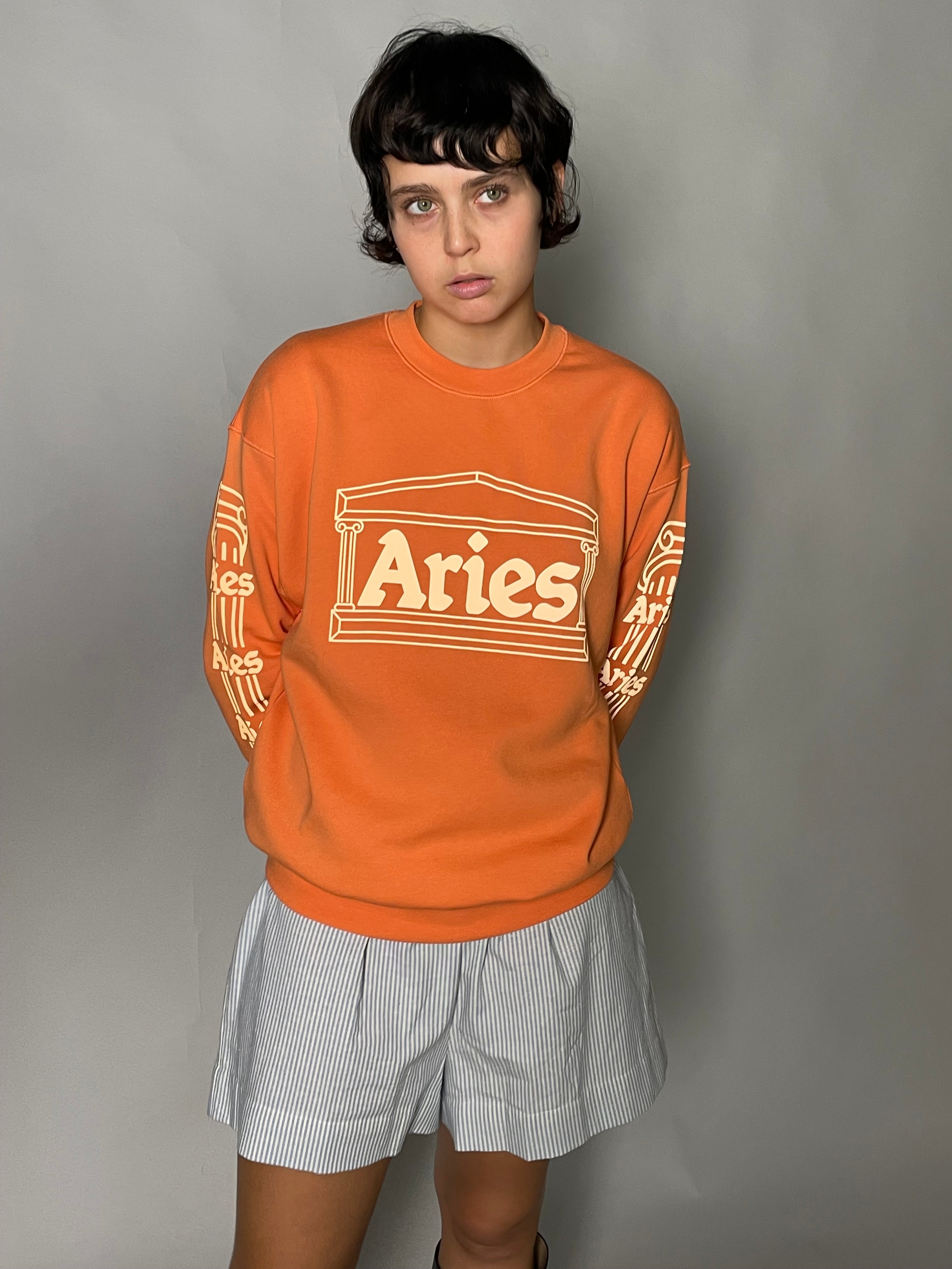 Reflective Column Sweatshirt | Coral