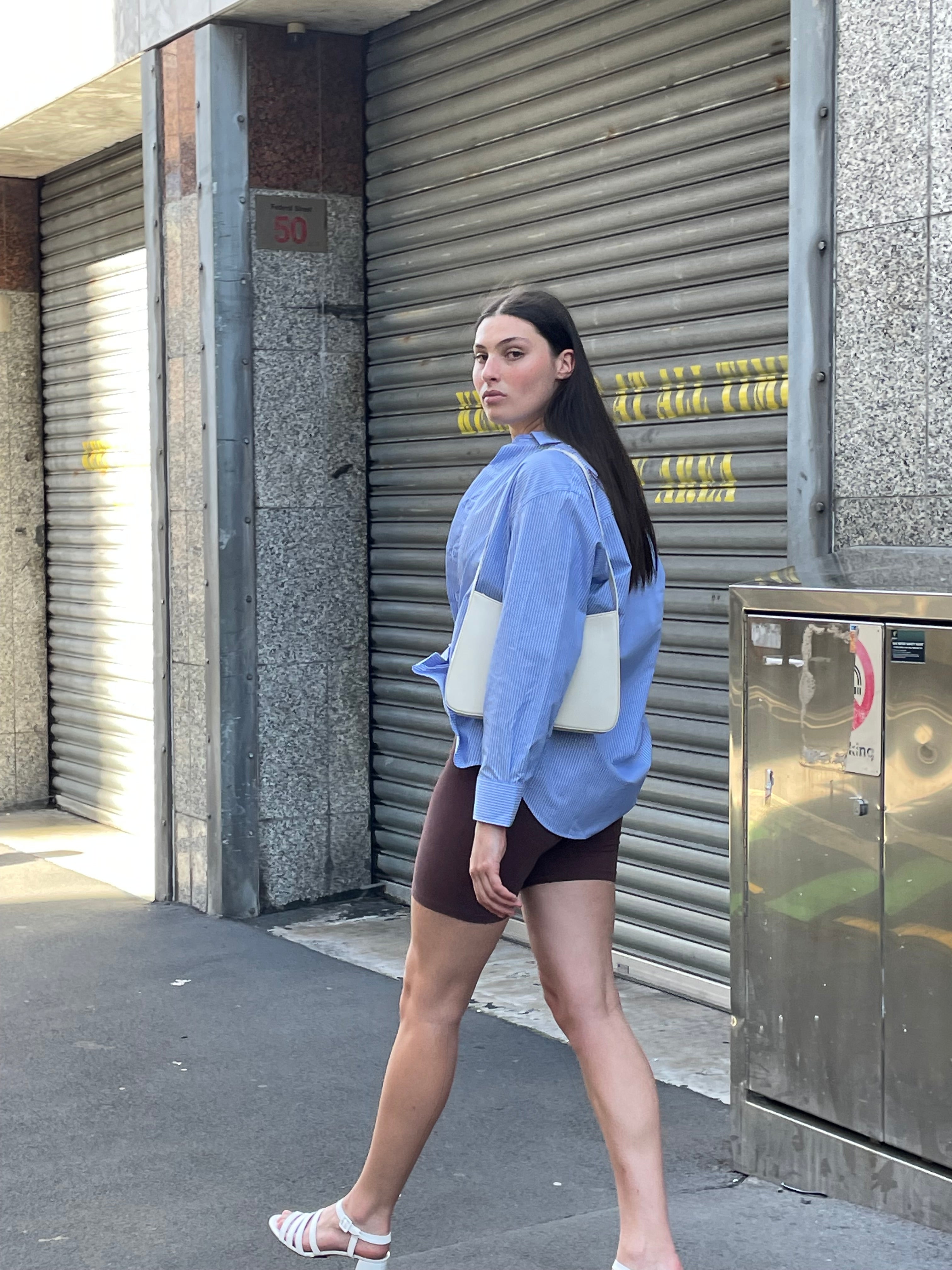 Ole Shirt | Blue Stripe | Stock NZ | BASERANGE NZ | Black Box Boutique Auckland | Womens Fashion NZ