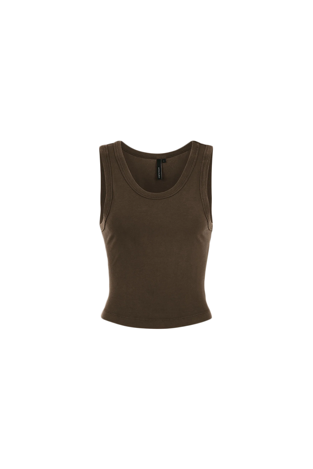 CROPPED TANK | BRUNETTE