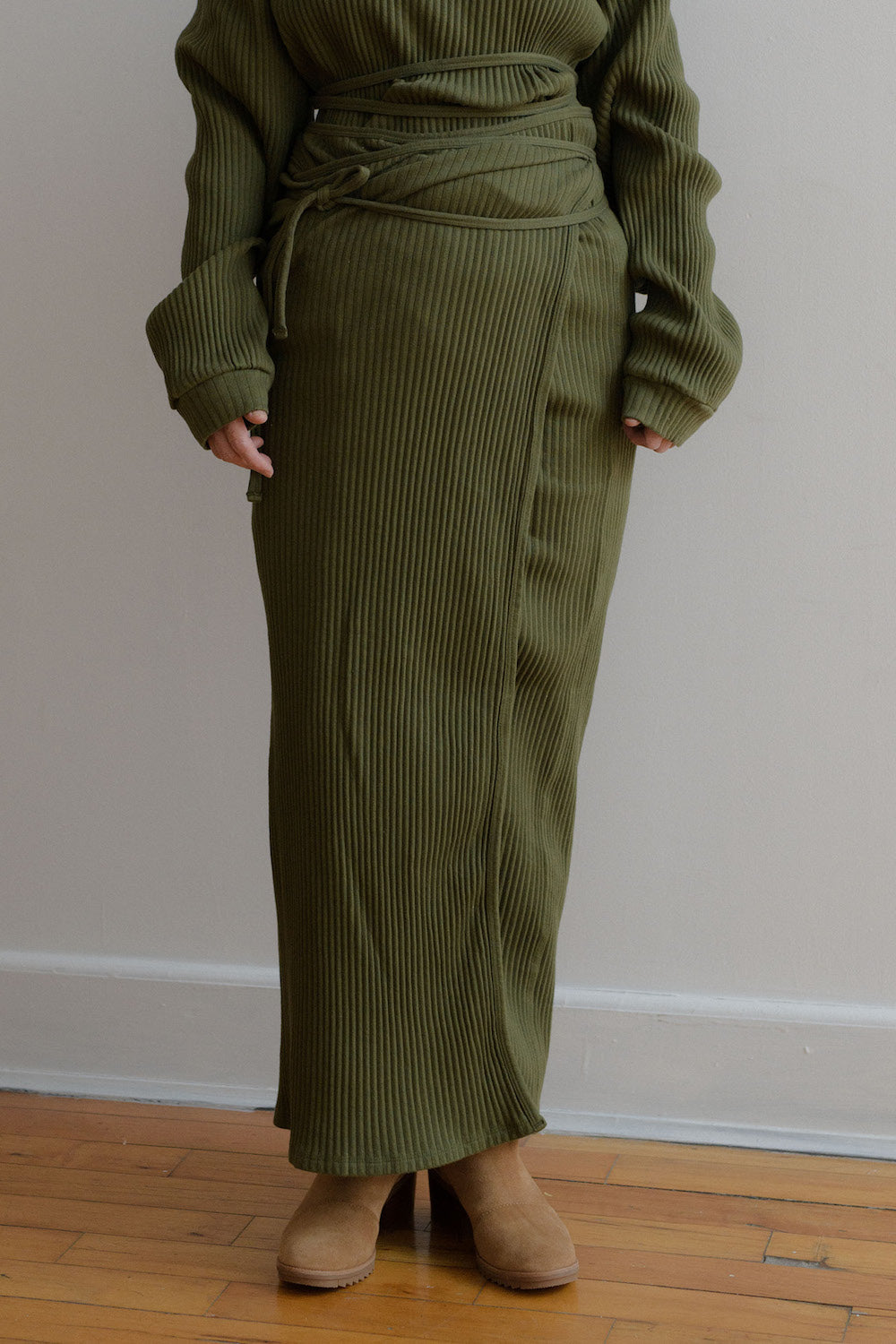 Brig Skirt in Dark Green | Stock NZ | BASERANGE NZ | Black Box Boutique Auckland | Womens Fashion NZ