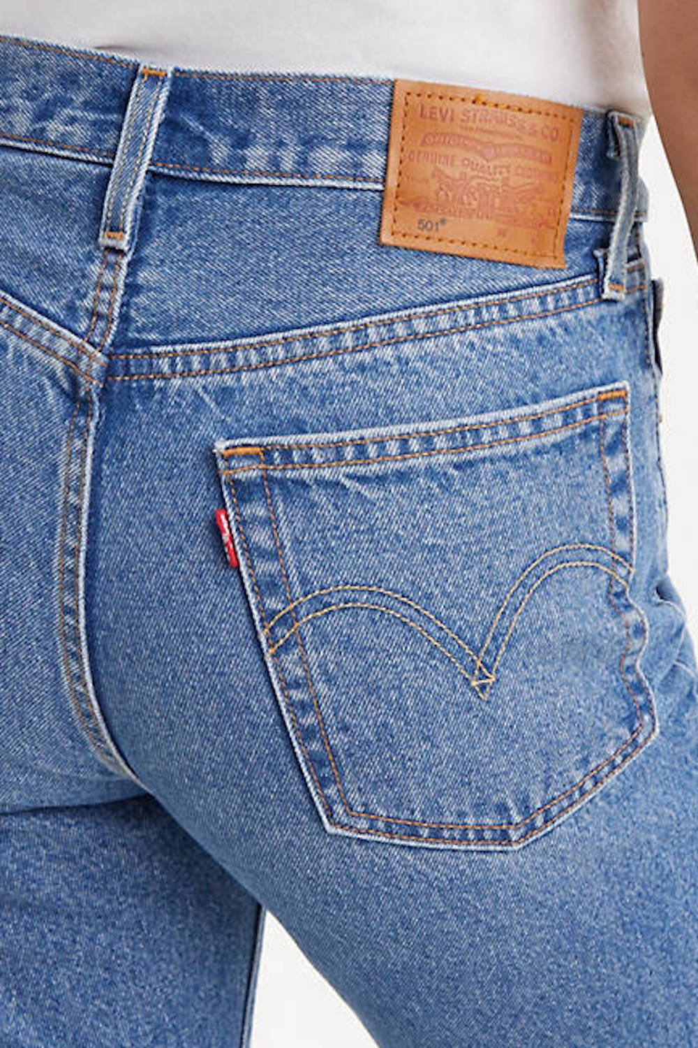 501 Crop Jean | Medium Indigo Worn In | Stock NZ | LEVI'S NZ | Black Box Boutique Auckland | Womens Fashion NZ