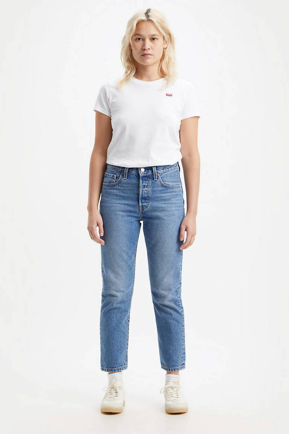 501 Crop Jean | Medium Indigo Worn In | Stock NZ | LEVI'S NZ | Black Box Boutique Auckland | Womens Fashion NZ