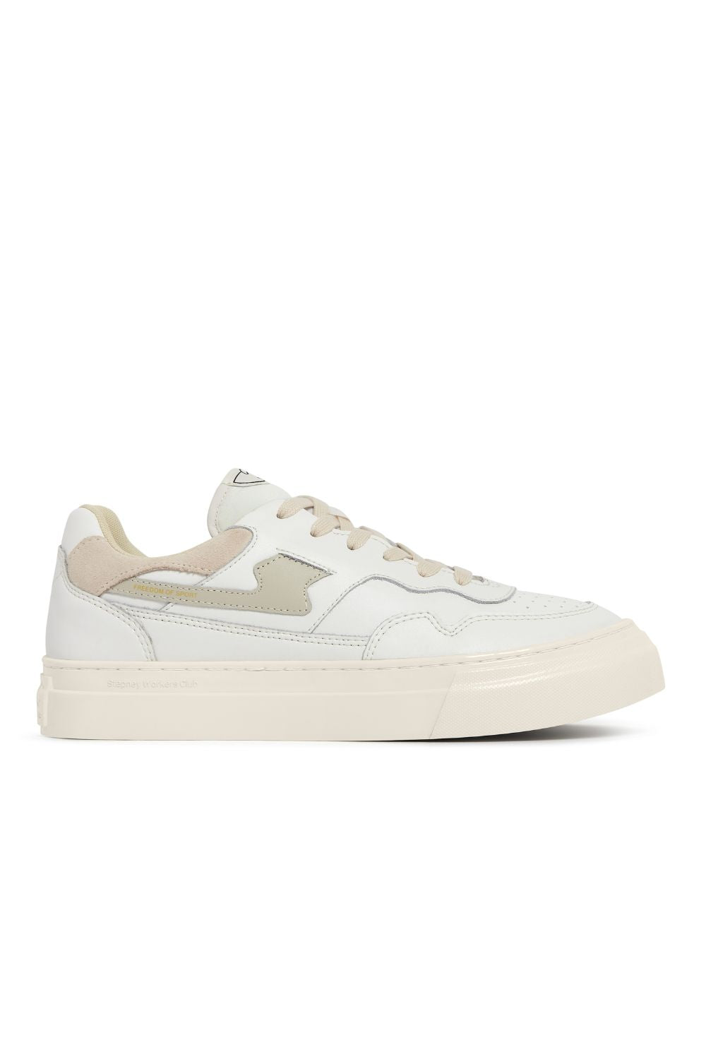 Pearl S-Strike Leather | White/Putty | Stock NZ | Stepney Workers Club NZ | Black Box Boutique Auckland | Womens Fashion NZ