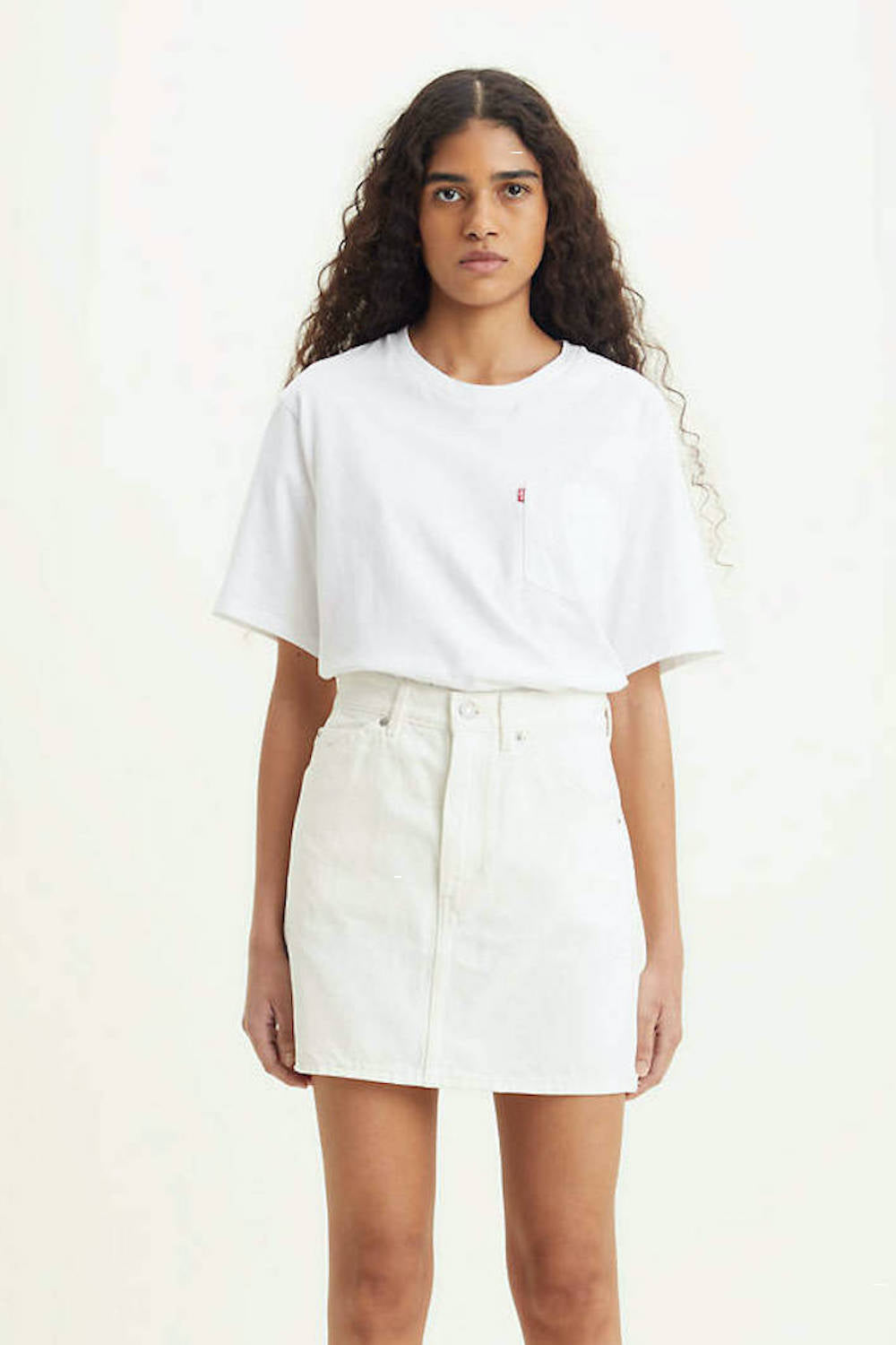 Utility Mini Skirt | White Rinse | Stock NZ | LEVI'S NZ | Black Box Boutique Auckland | Womens Fashion NZ