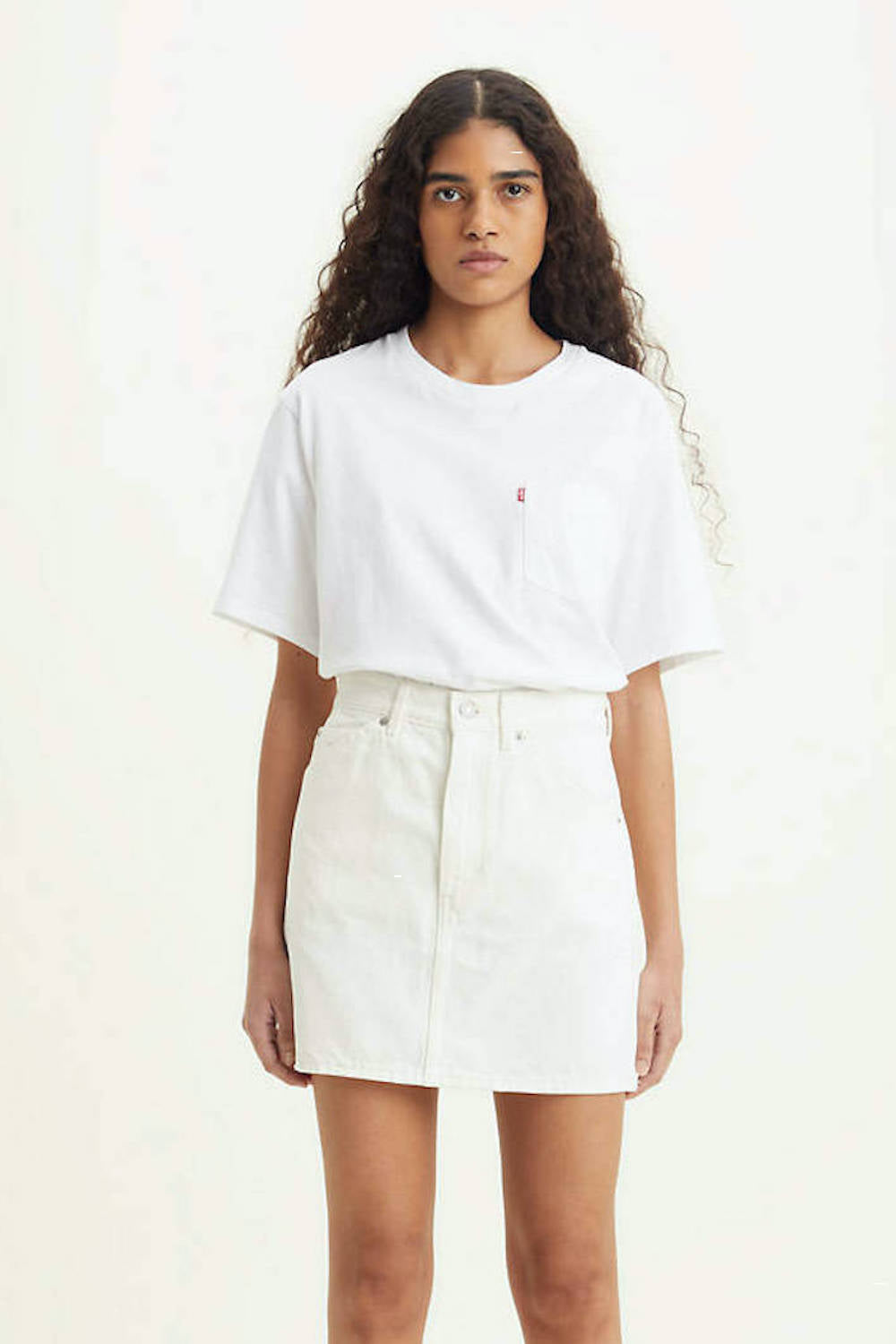 Utility Mini Skirt | White Rinse | Stock NZ | LEVI&#39;S NZ | Black Box Boutique Auckland | Womens Fashion NZ