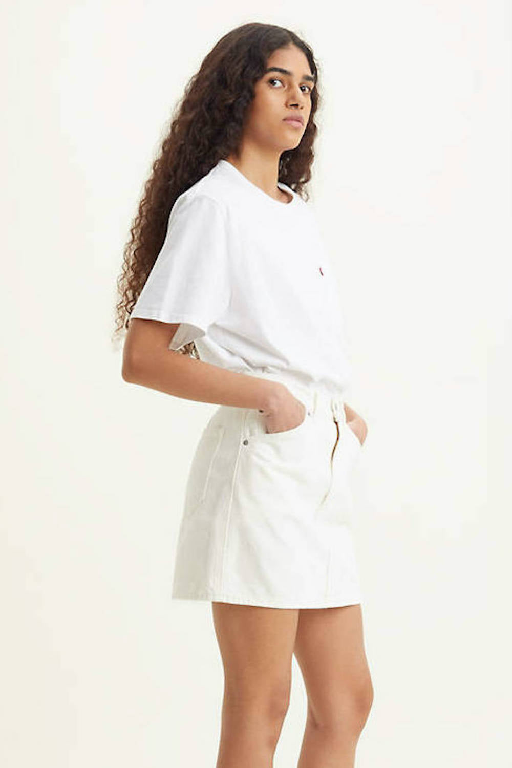 Utility Mini Skirt | White Rinse | Stock NZ | LEVI&#39;S NZ | Black Box Boutique Auckland | Womens Fashion NZ