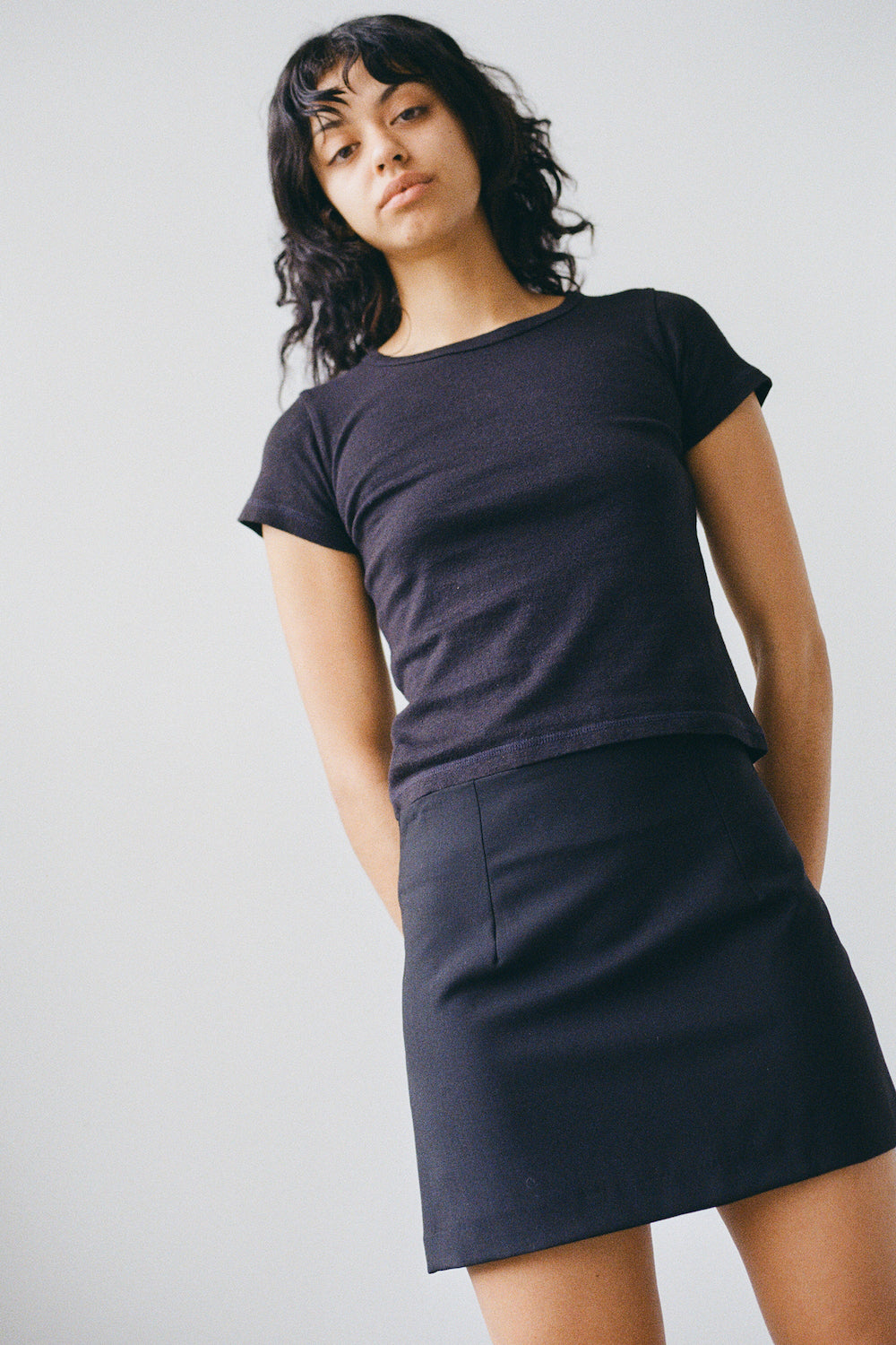 Mini Tee | Black | Stock NZ | BUDDY HEMP GOODS NZ | Black Box Boutique Auckland | Womens Fashion NZ