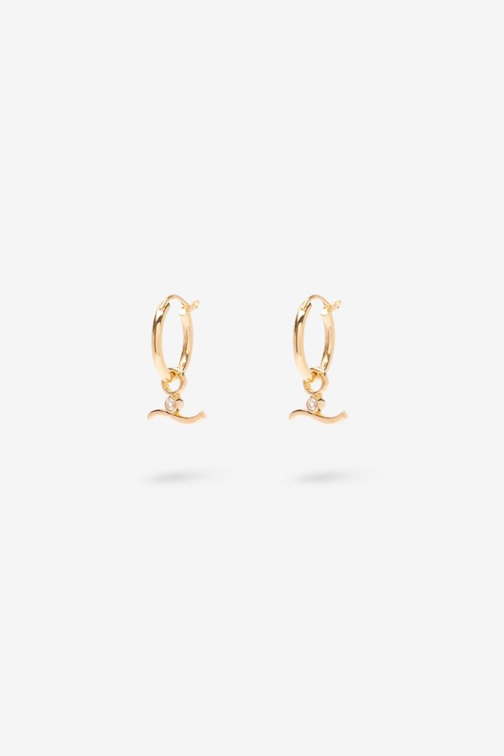 Celine Sleeper Hoops | 14k vermeil | Stock NZ | FLASH JEWELLERY NZ | Black Box Boutique Auckland | Womens Fashion NZ