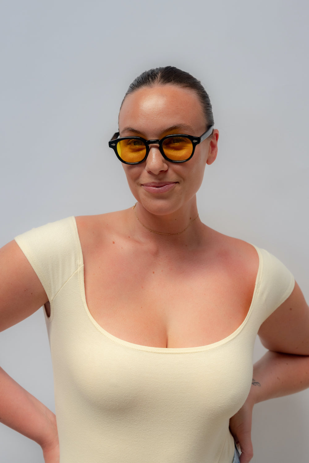 Lemtosh Custom Tint | Mellow Yellow | consignment NZ | MOSCOT NZ | Black Box Boutique Auckland | Womens Fashion NZ