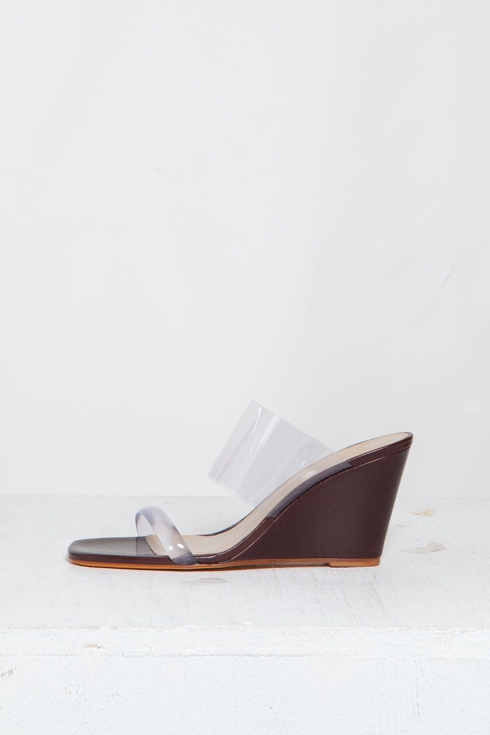 Olympia Wedge | Mahogany | Stock NZ | MARYAM NASSIR ZADEH NZ | Black Box Boutique Auckland | Womens Fashion NZ