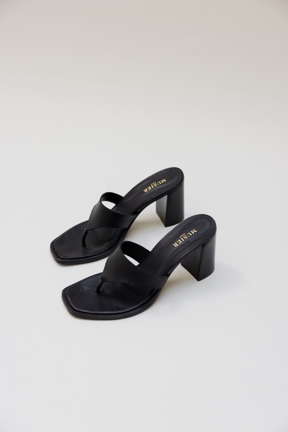 Emi Mules | Black | Stock NZ | MUSIER PARIS NZ | Black Box Boutique Auckland | Womens Fashion NZ